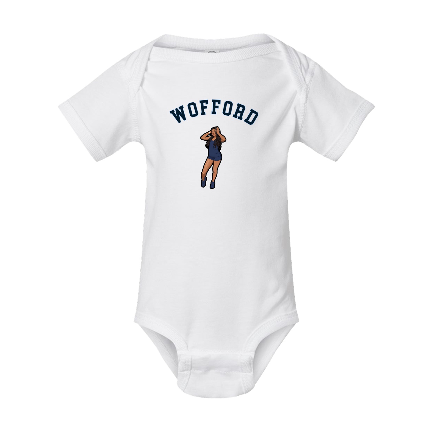 Baby Onesie — Shirsey Arch in White