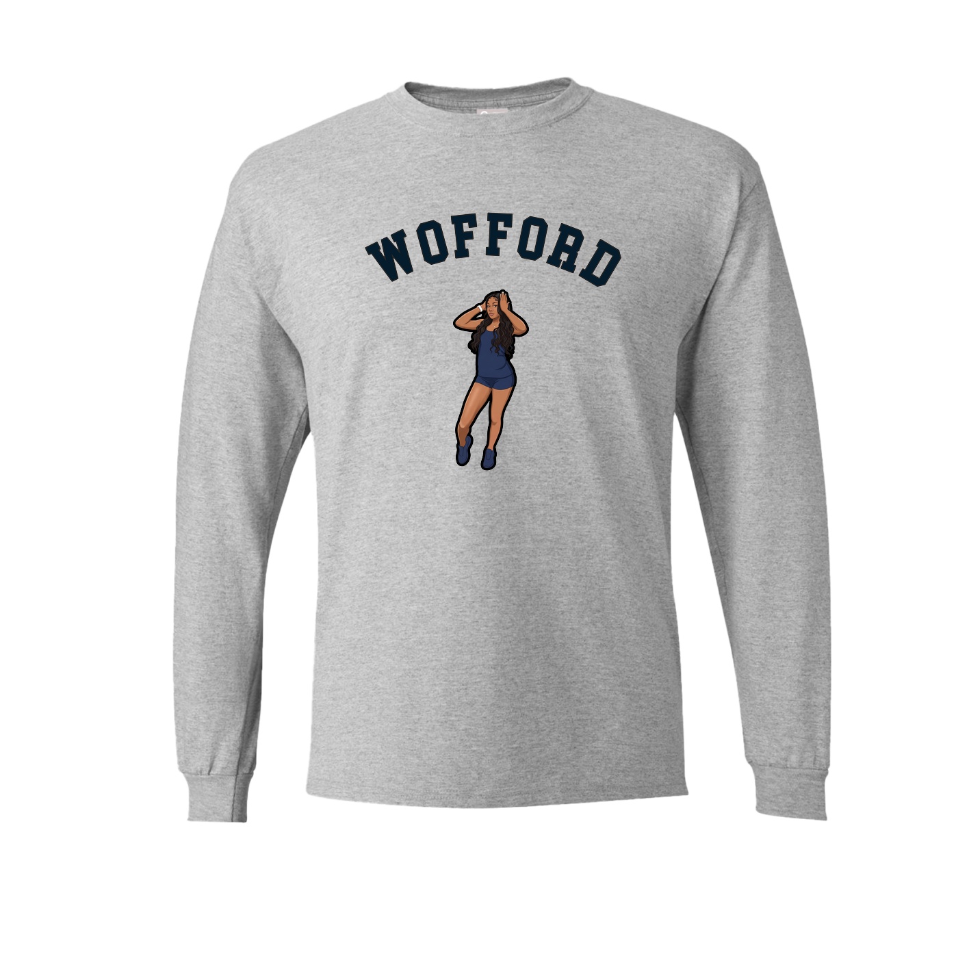 Long Sleeve Tee — Shirsey Arch in Grey