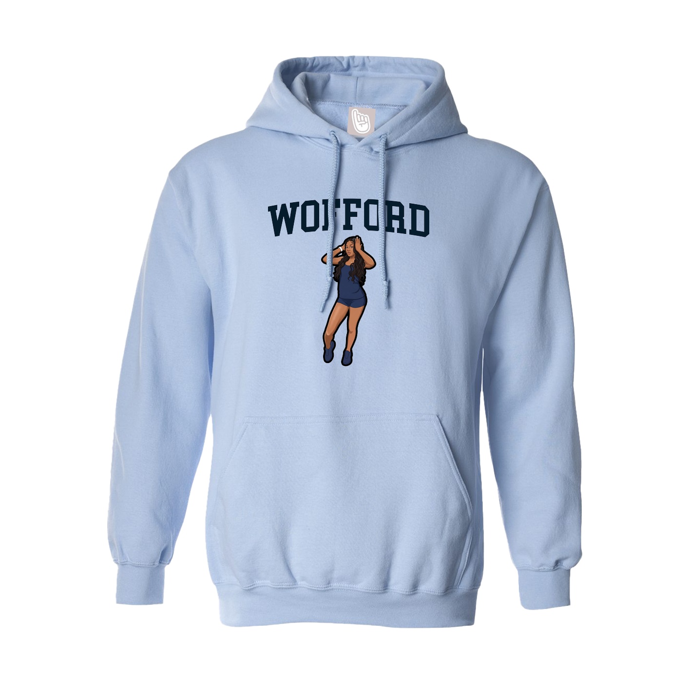Hoodie — Shirsey in Light Blue