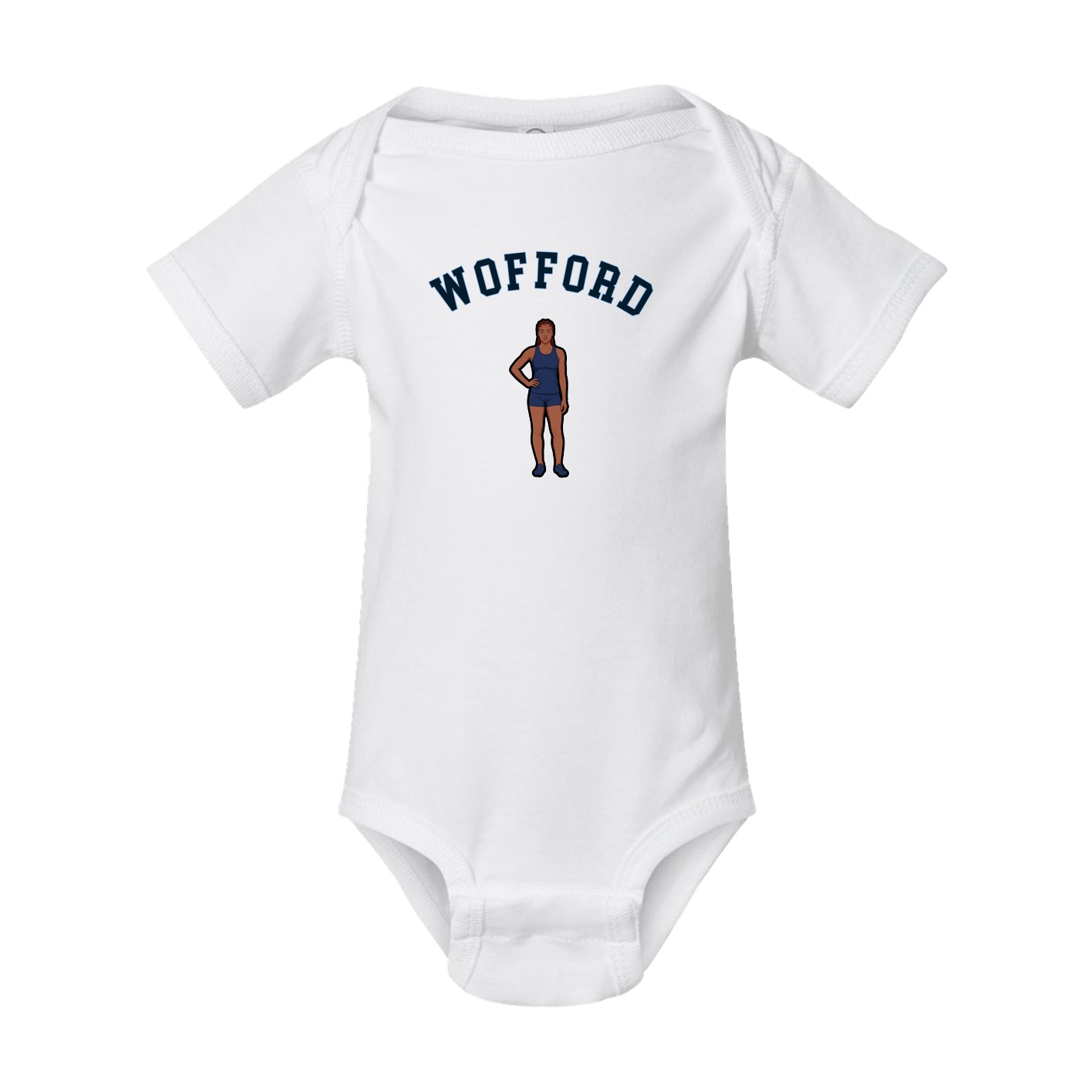 Baby Onesie — Shirsey Arch in White