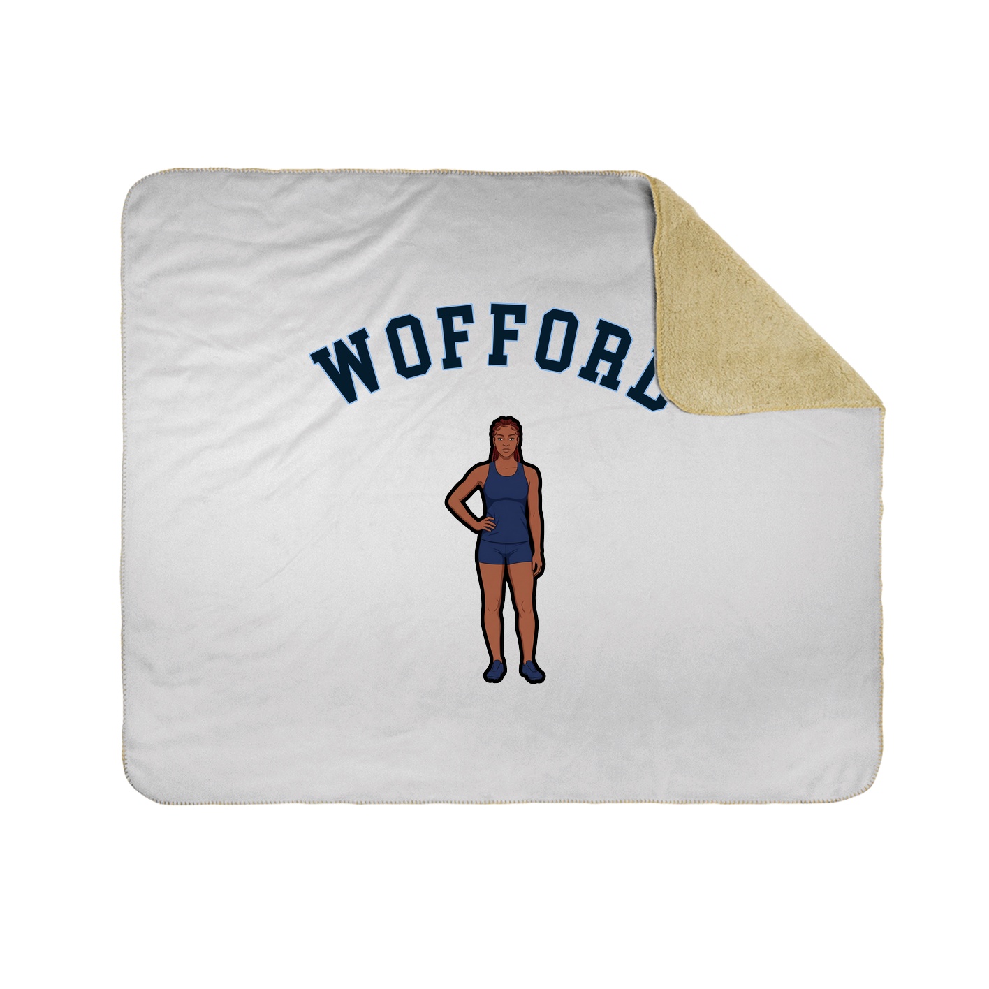Throw Blanket — Shirsey Arch in White
