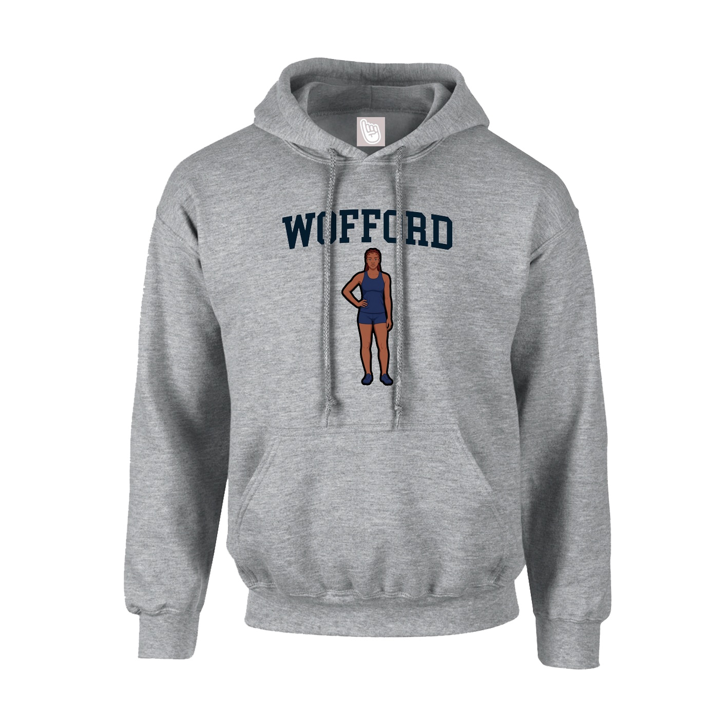 Hoodie — Shirsey in Grey