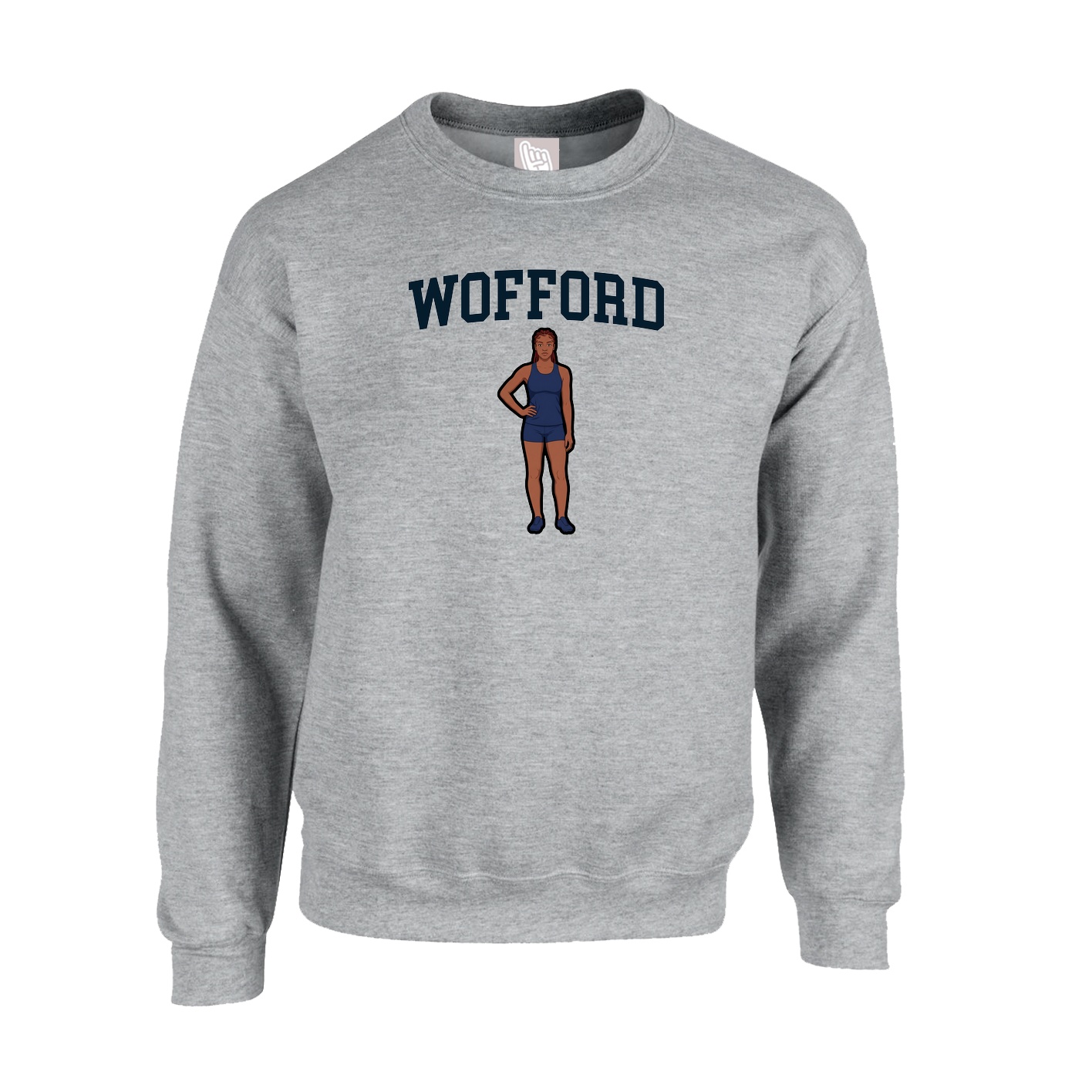 Fleece Crew — Shirsey in Grey