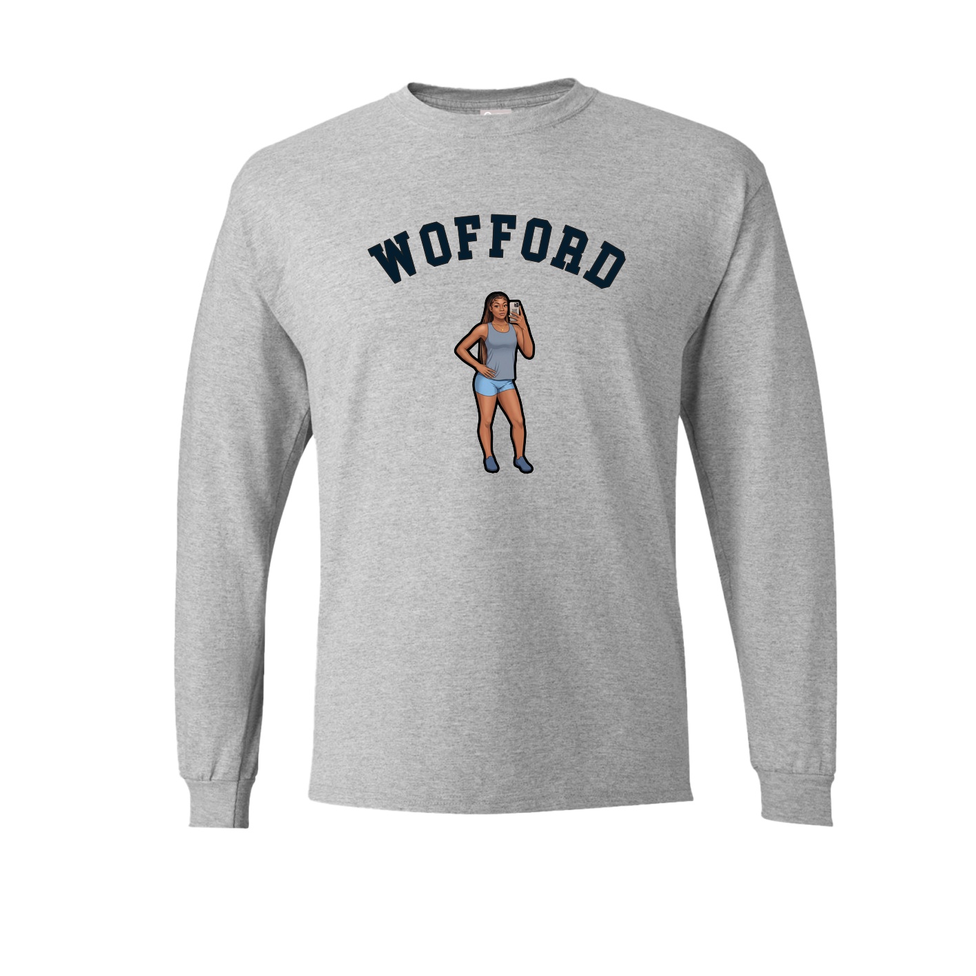 Long Sleeve Tee — Shirsey Arch in Grey