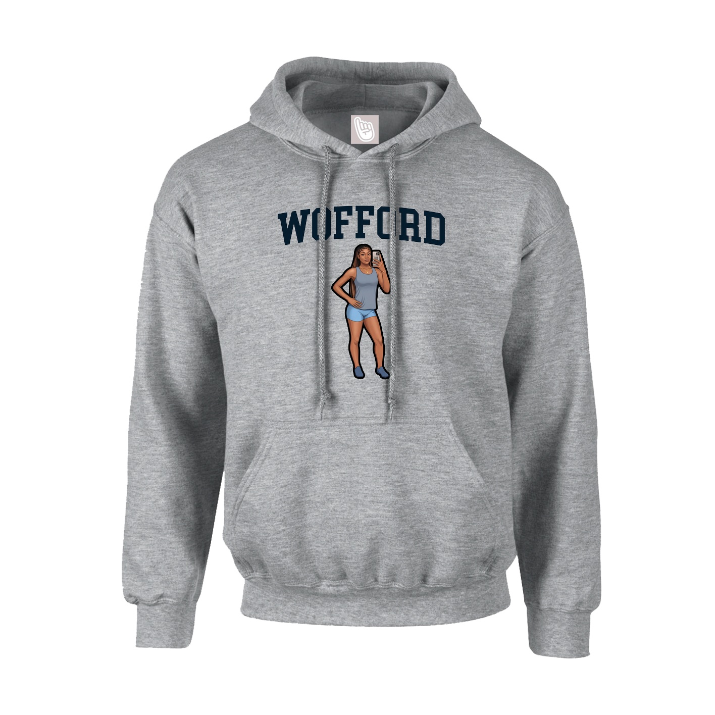 Hoodie — Shirsey in Grey