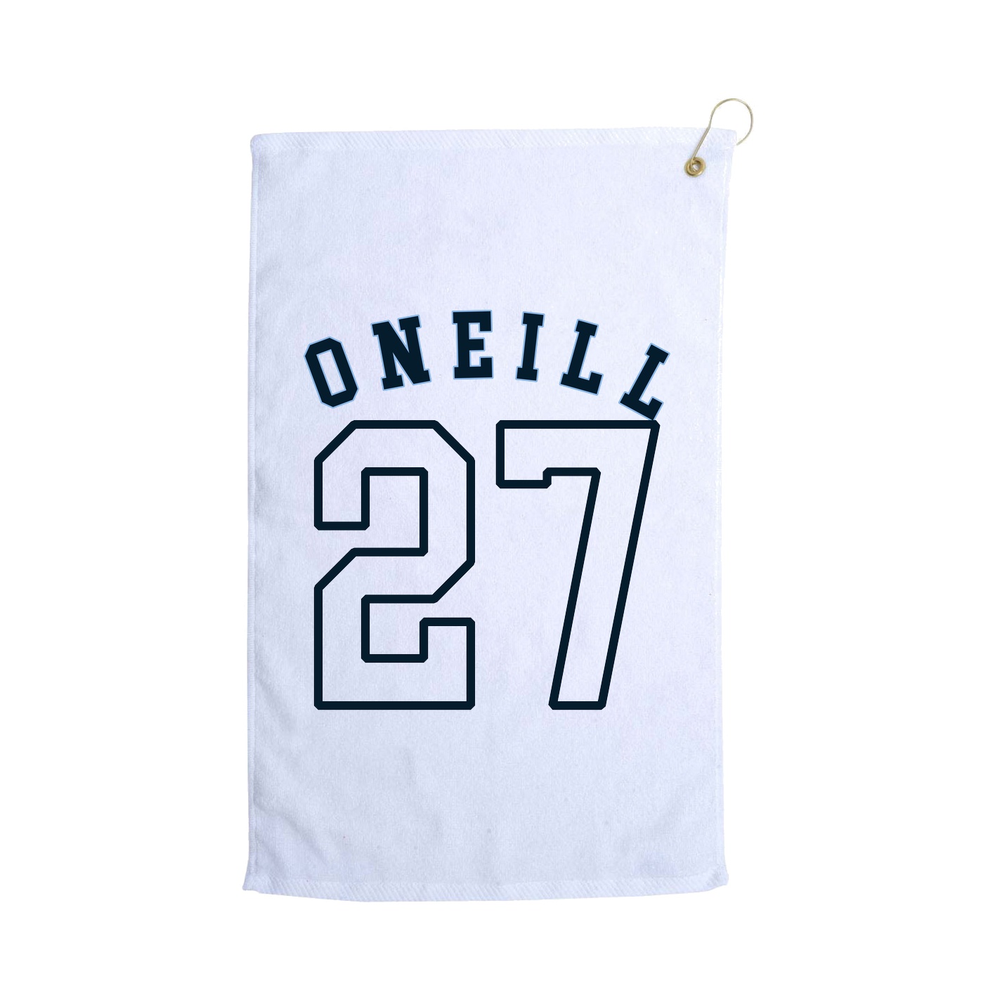 Golf Towel — Shirsey Arch in White