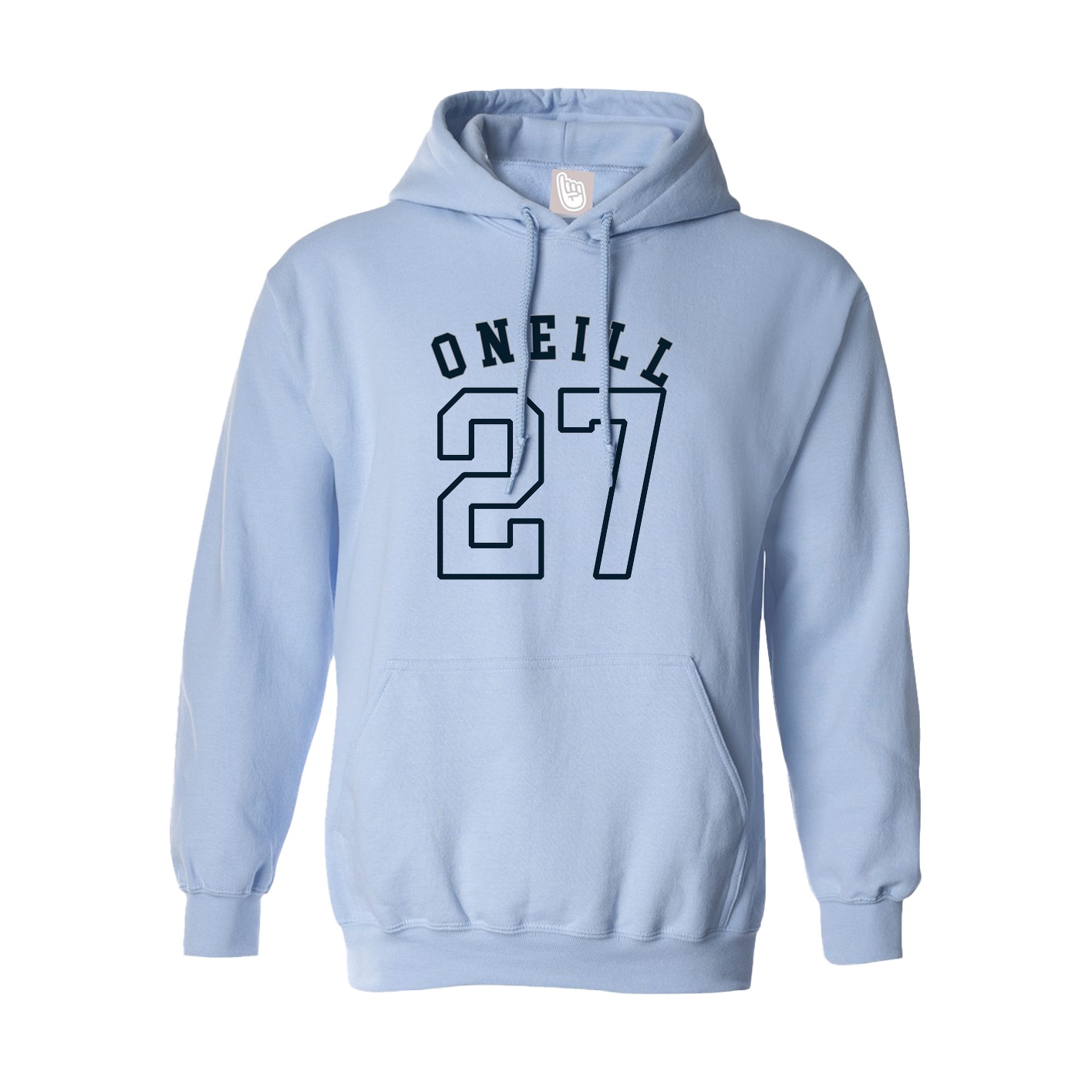 Hoodie — Shirsey Arch in Light Blue