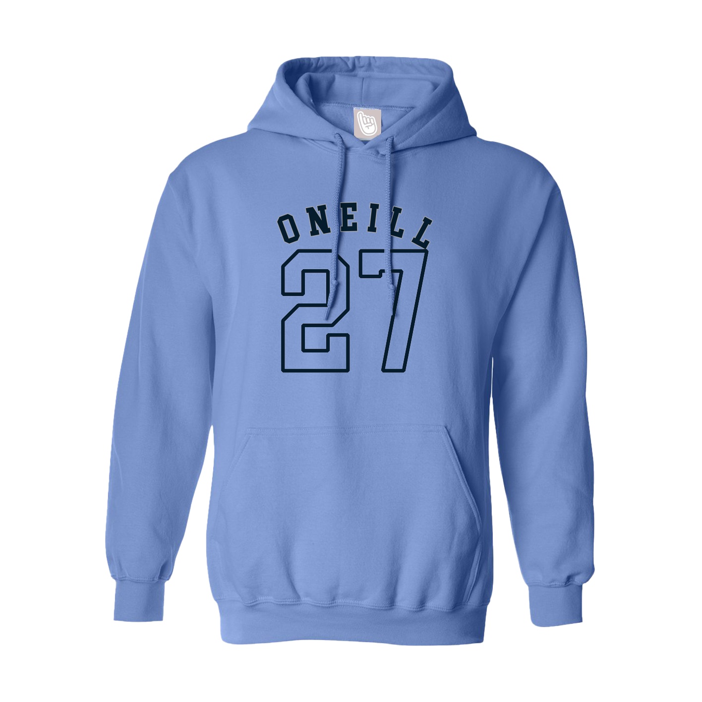 Youth Hoodie — Shirsey Arch in Powder Blue