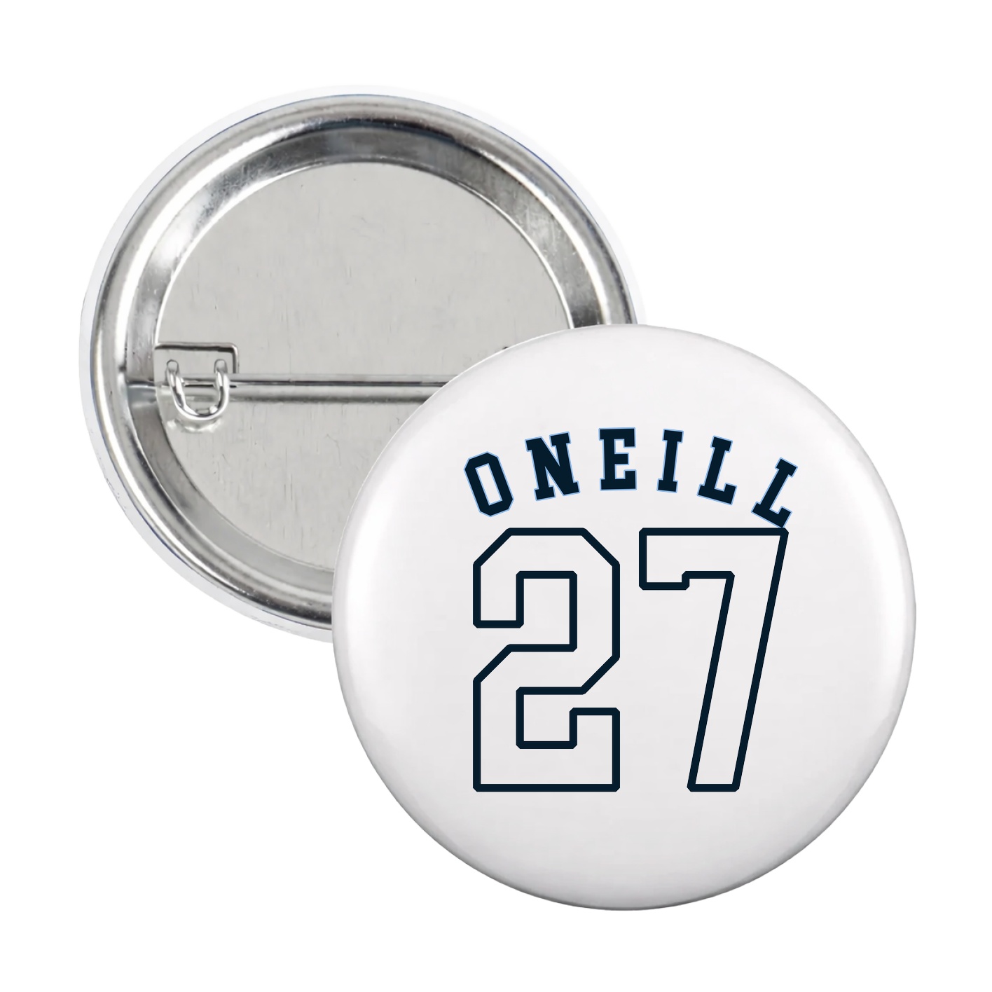 Game Day Button — Shirsey Arch in White