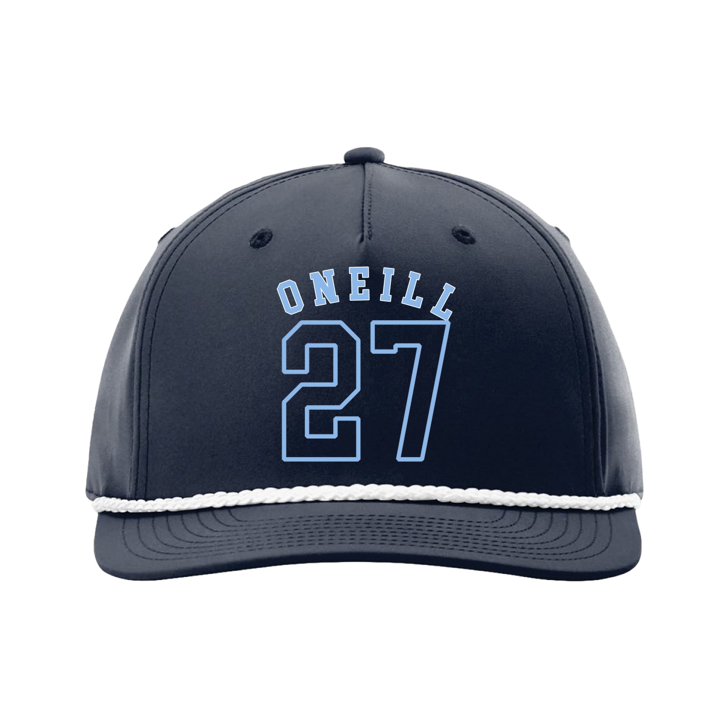 Five-Panel Classic Rope Cap — Shirsey Arch in Navy