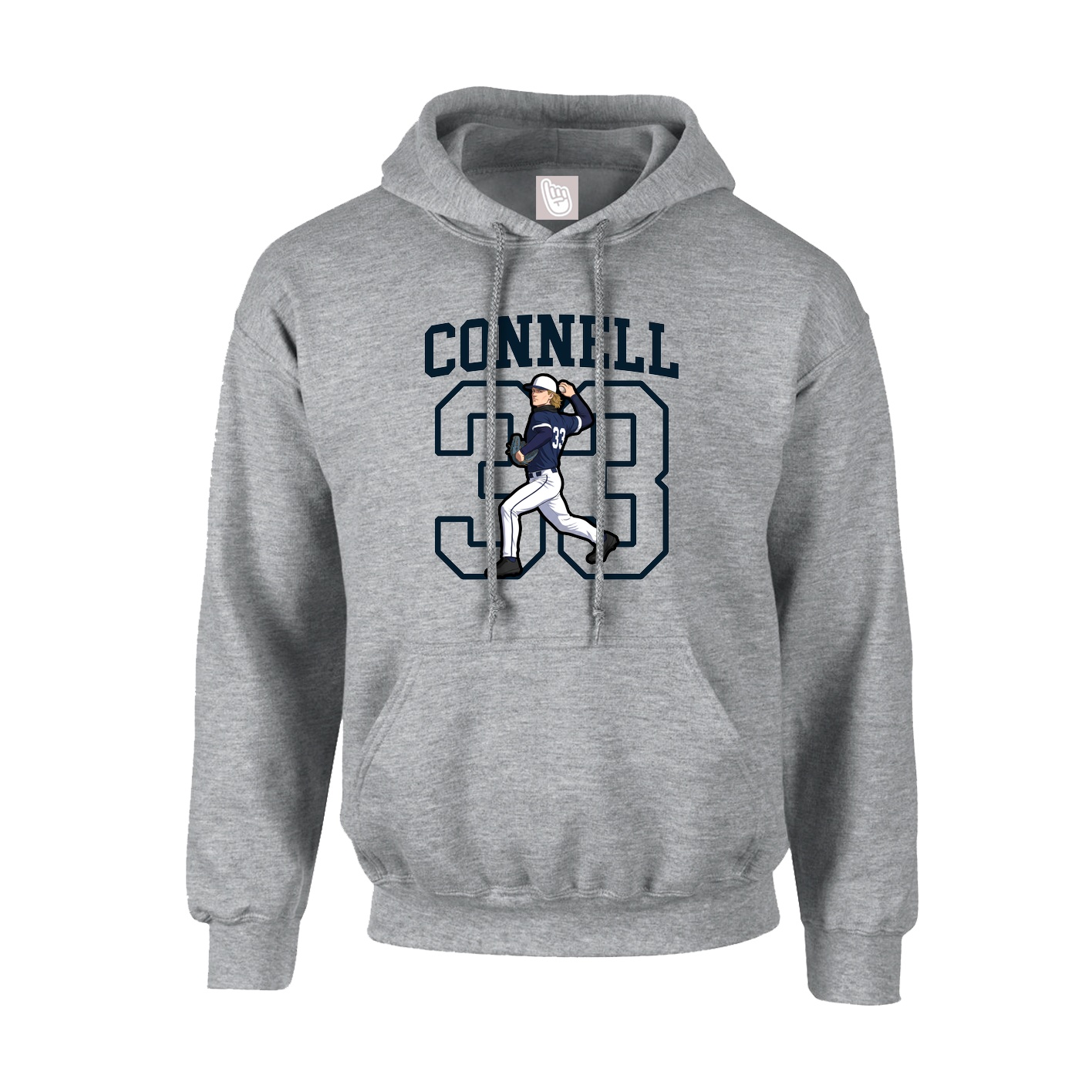 Hoodie — Shirsey in Grey