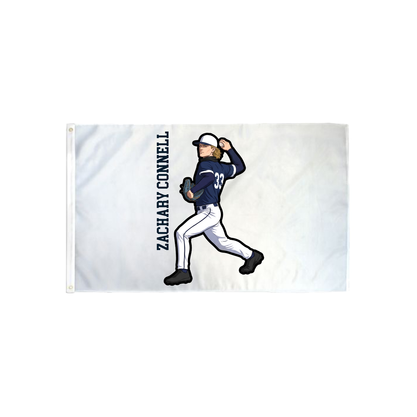 3x5 Flag — Name Vertical in Classic
