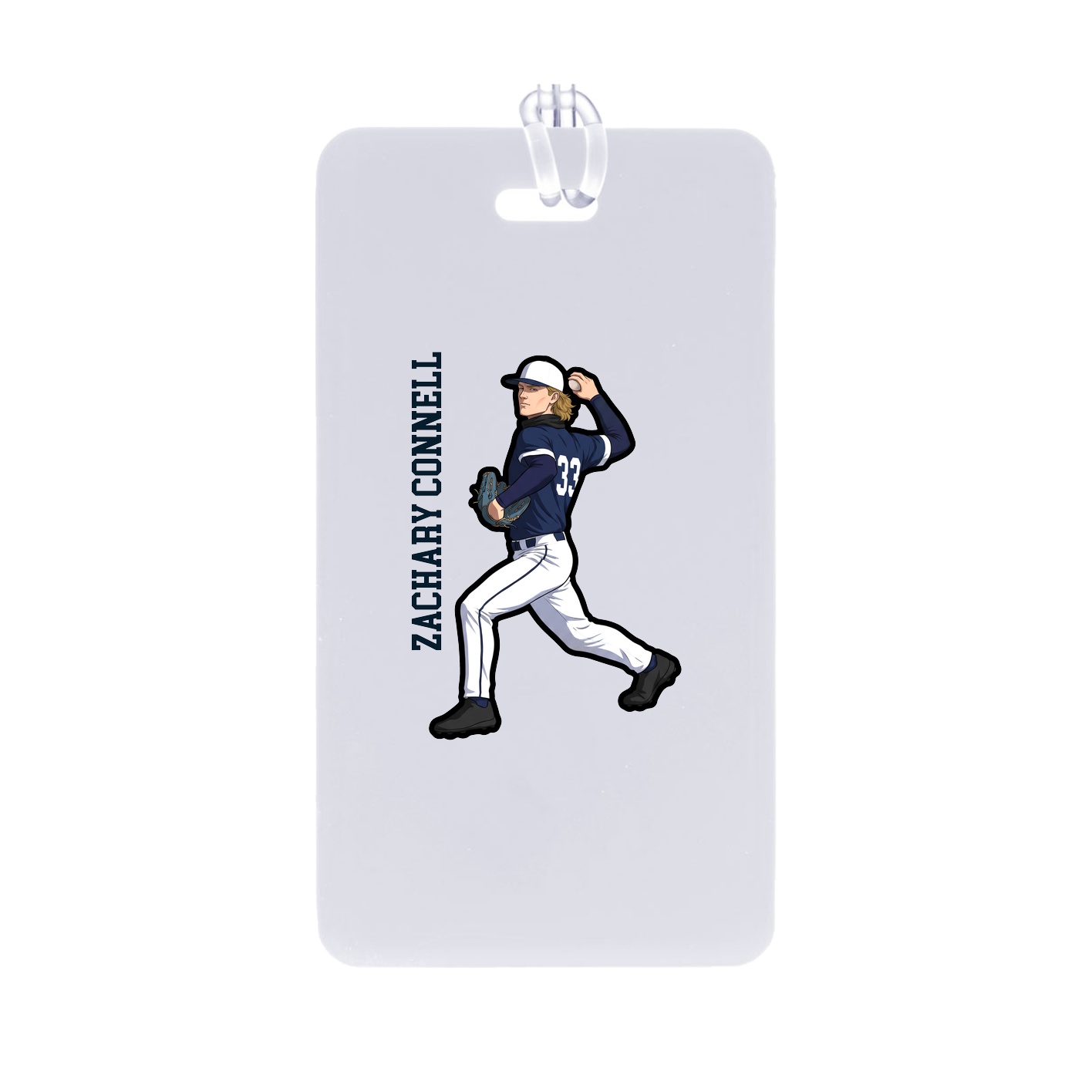 Bag Tag — Name Vertical in Classic
