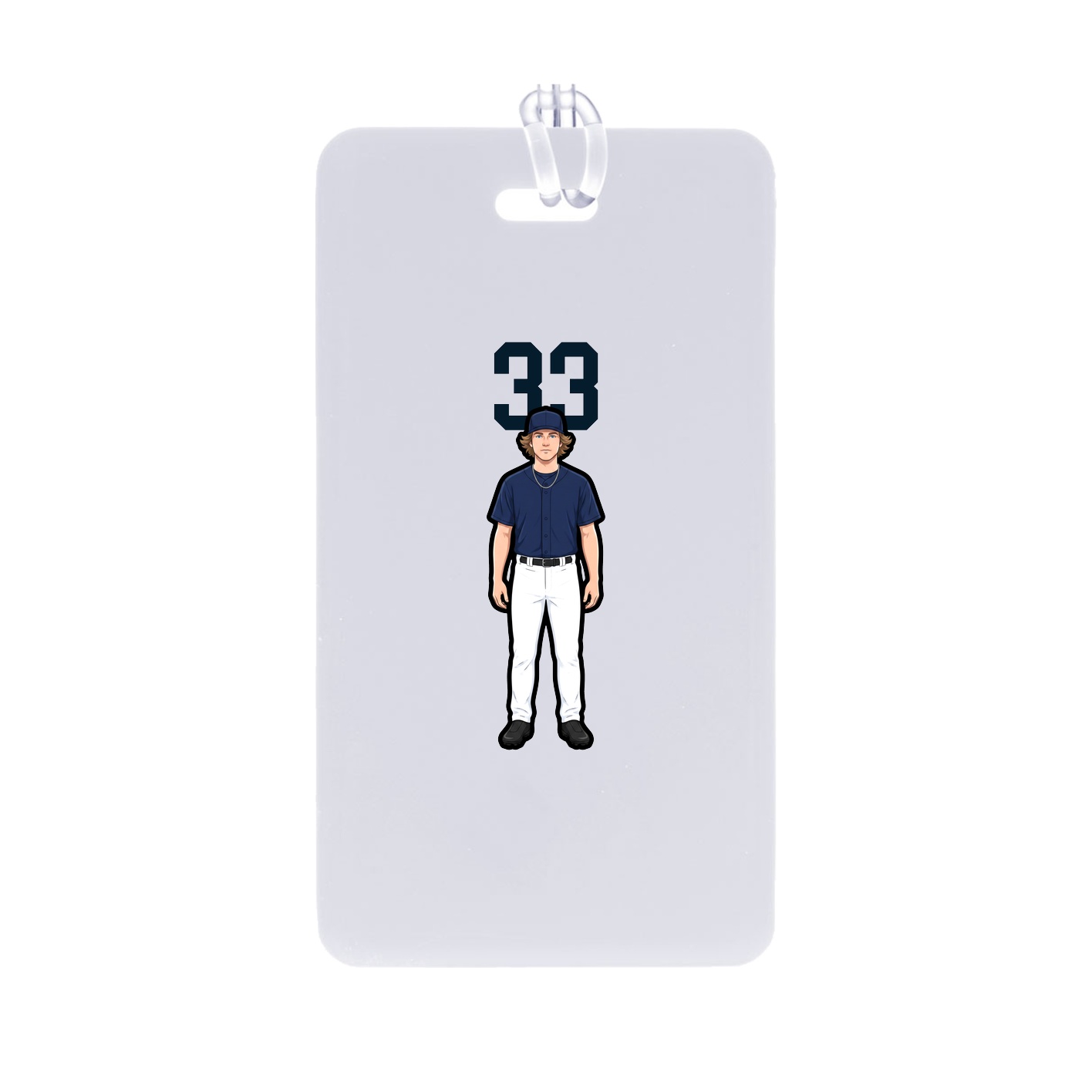 Bag Tag — Number Top in Classic