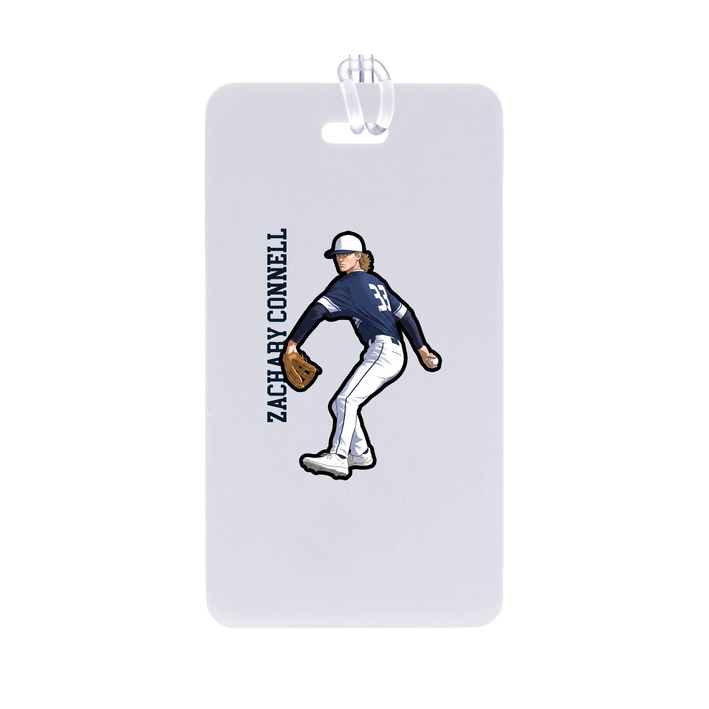 Bag Tag — Name Vertical in Classic