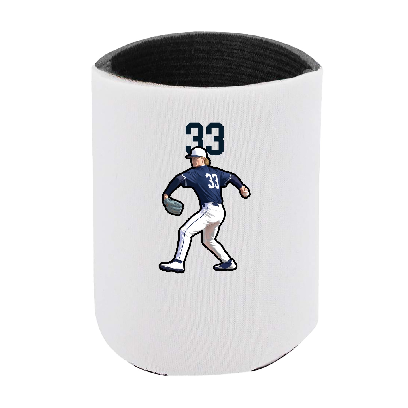 Can Holder — Number Top in White