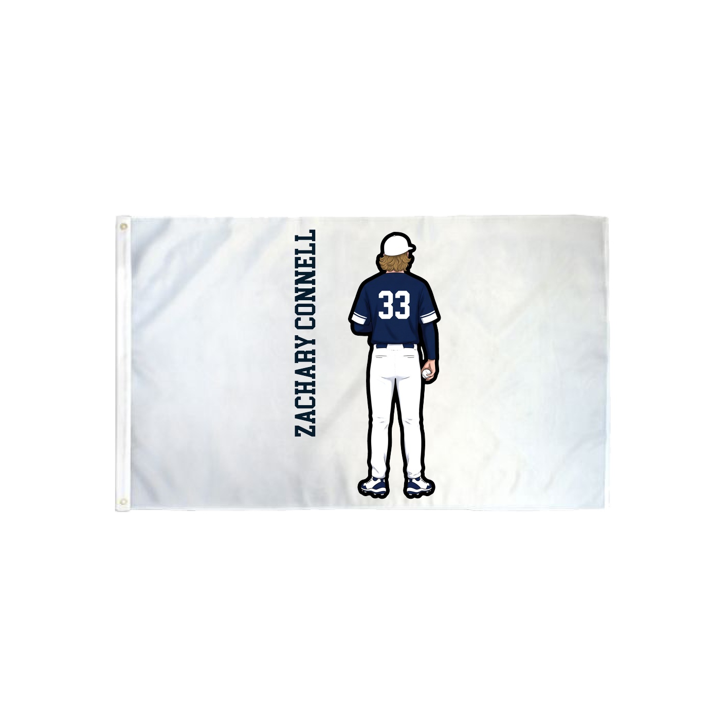 3x5 Flag — Name Vertical in Classic