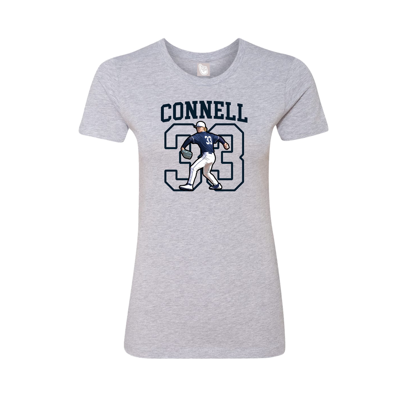 Fitted Women's Tee — Shirsey in Grey