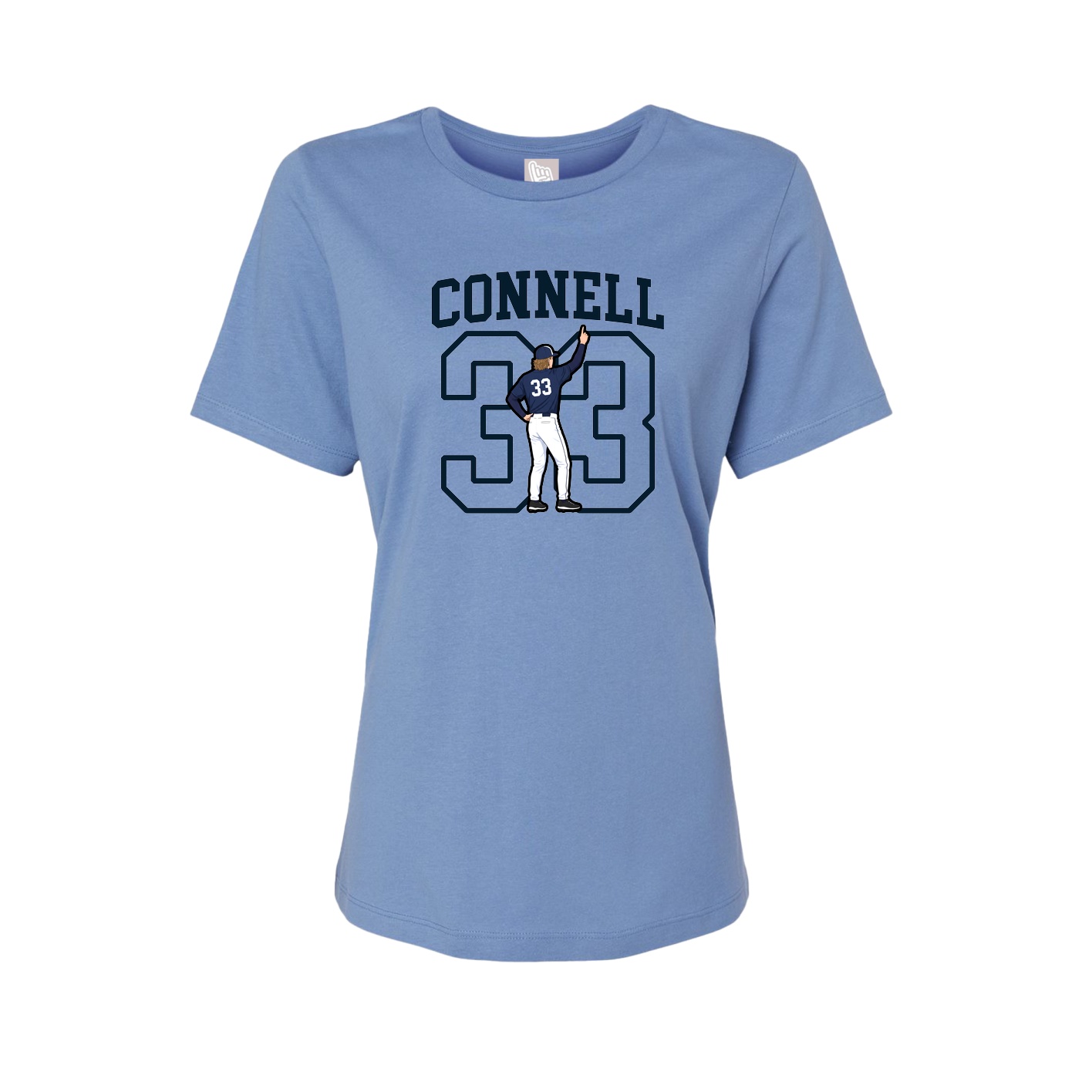 Fitted Women's Tee — Shirsey in Powder Blue