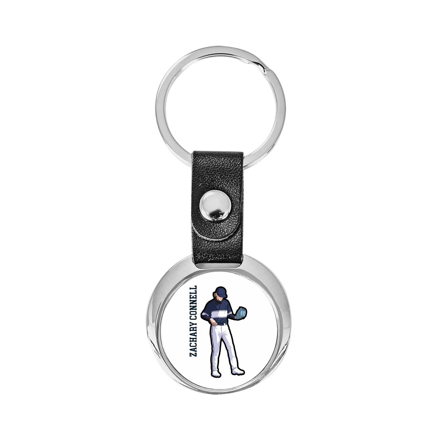 Key Chain — Name Vertical in Classic