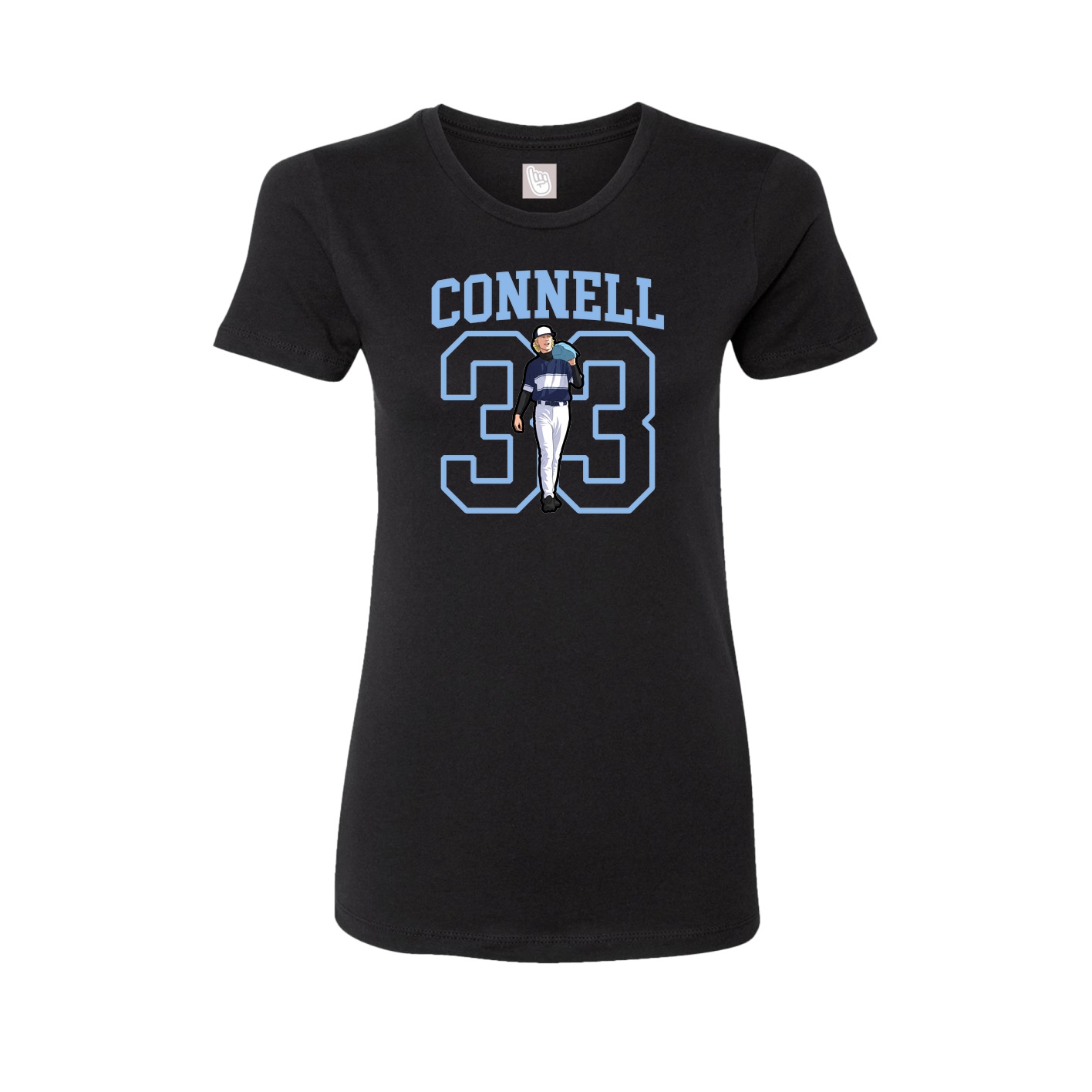 Fitted Women's Tee — Shirsey in Black