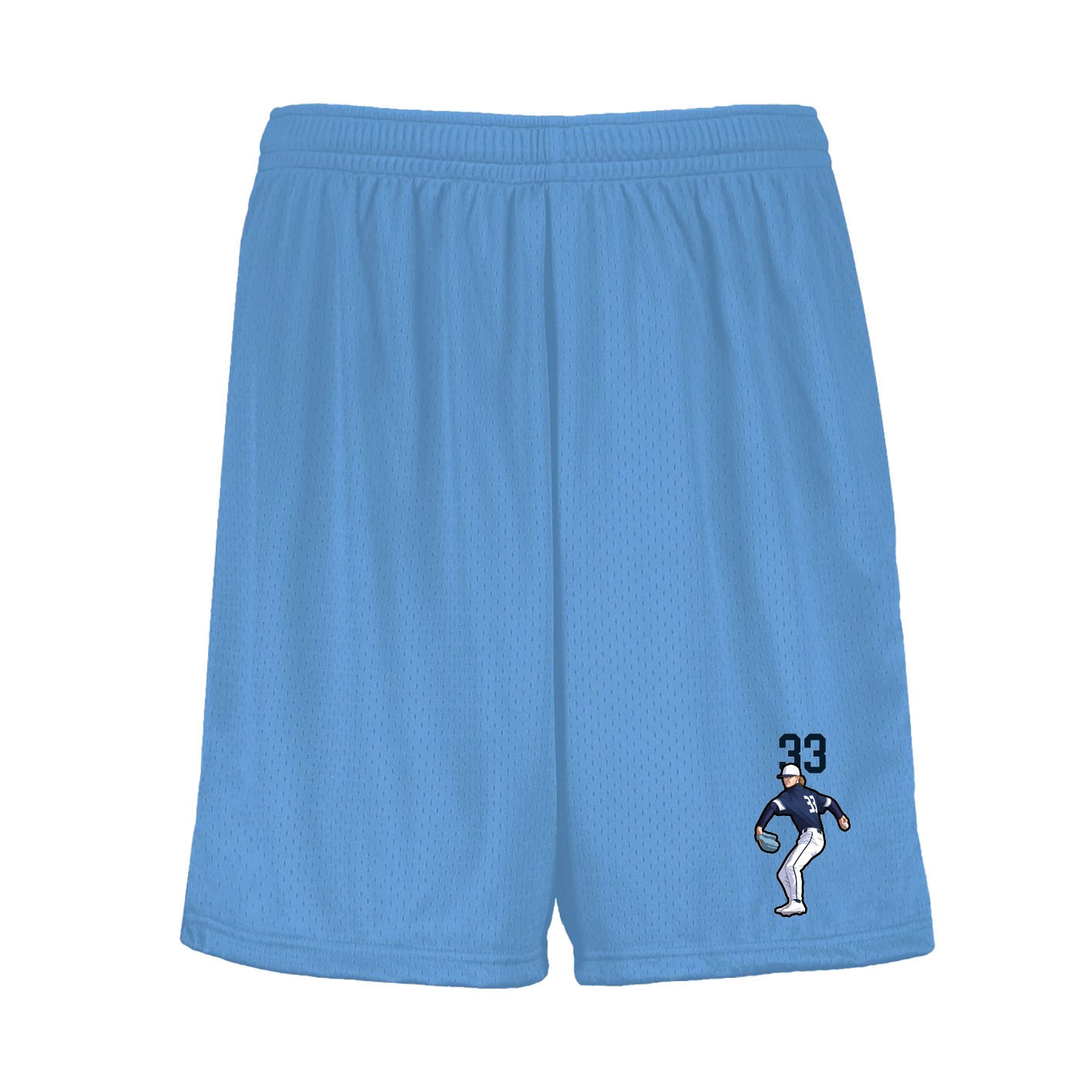 Shorts — Number Top in Light Blue