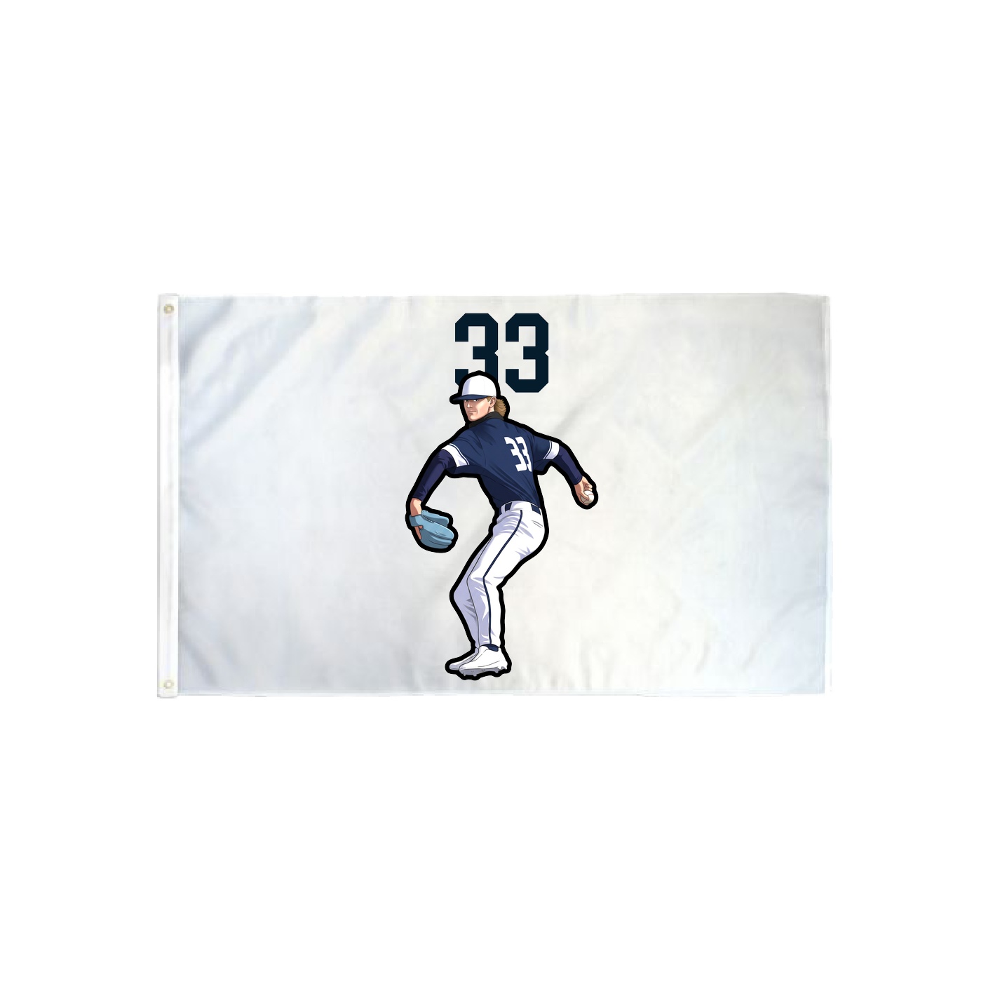 3x5 Flag — Number Top in Classic