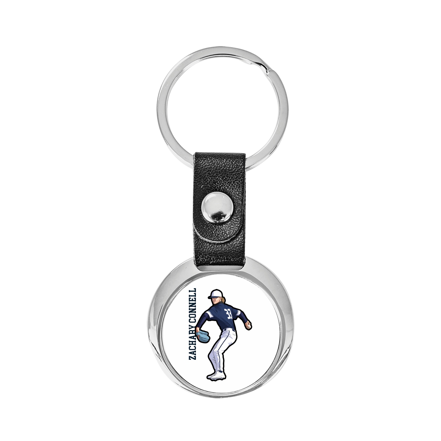 Key Chain — Name Vertical in Classic