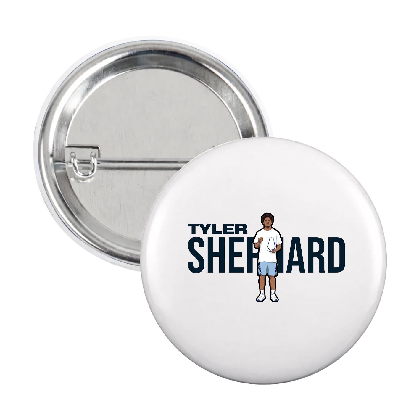 Game Day Button — Player Name in White