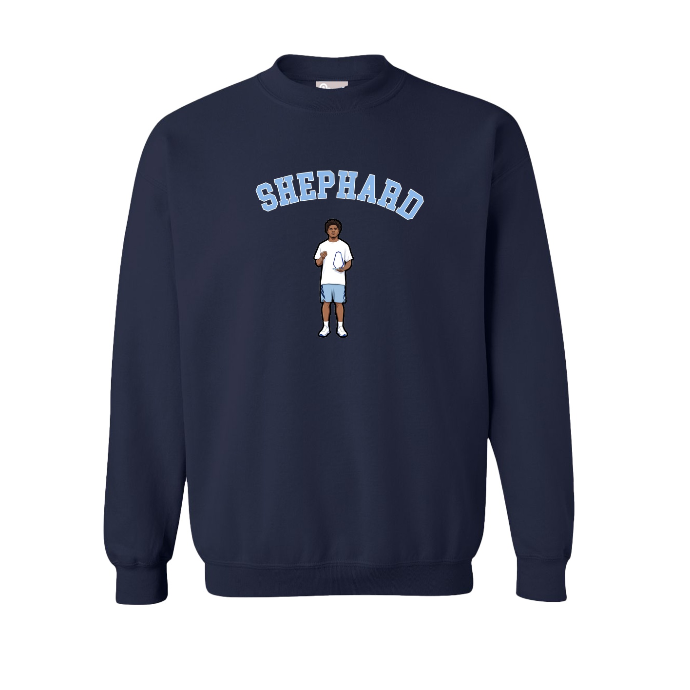 Fleece Crew — Shirsey Arch in Navy