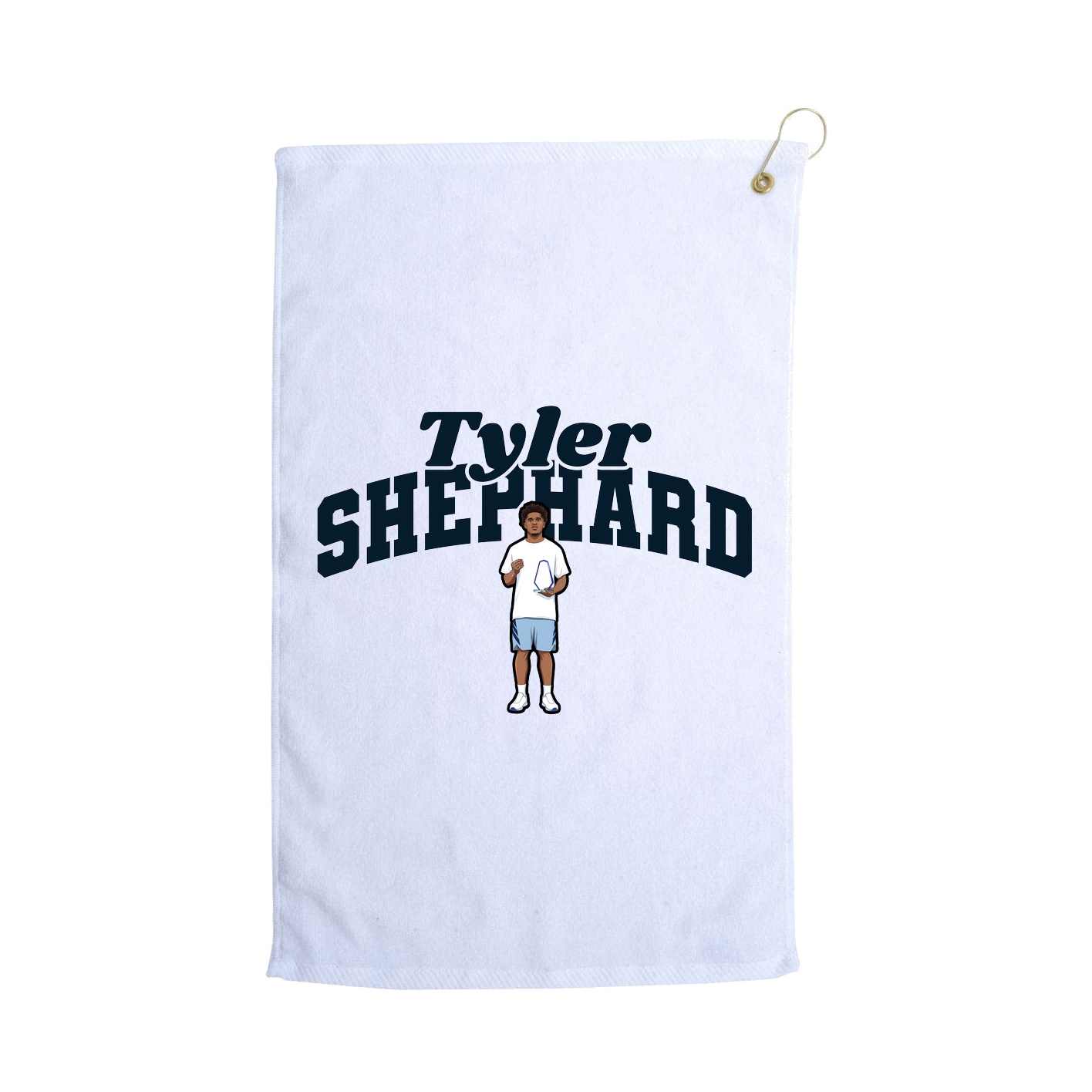Golf Towel — Signature Arch in White