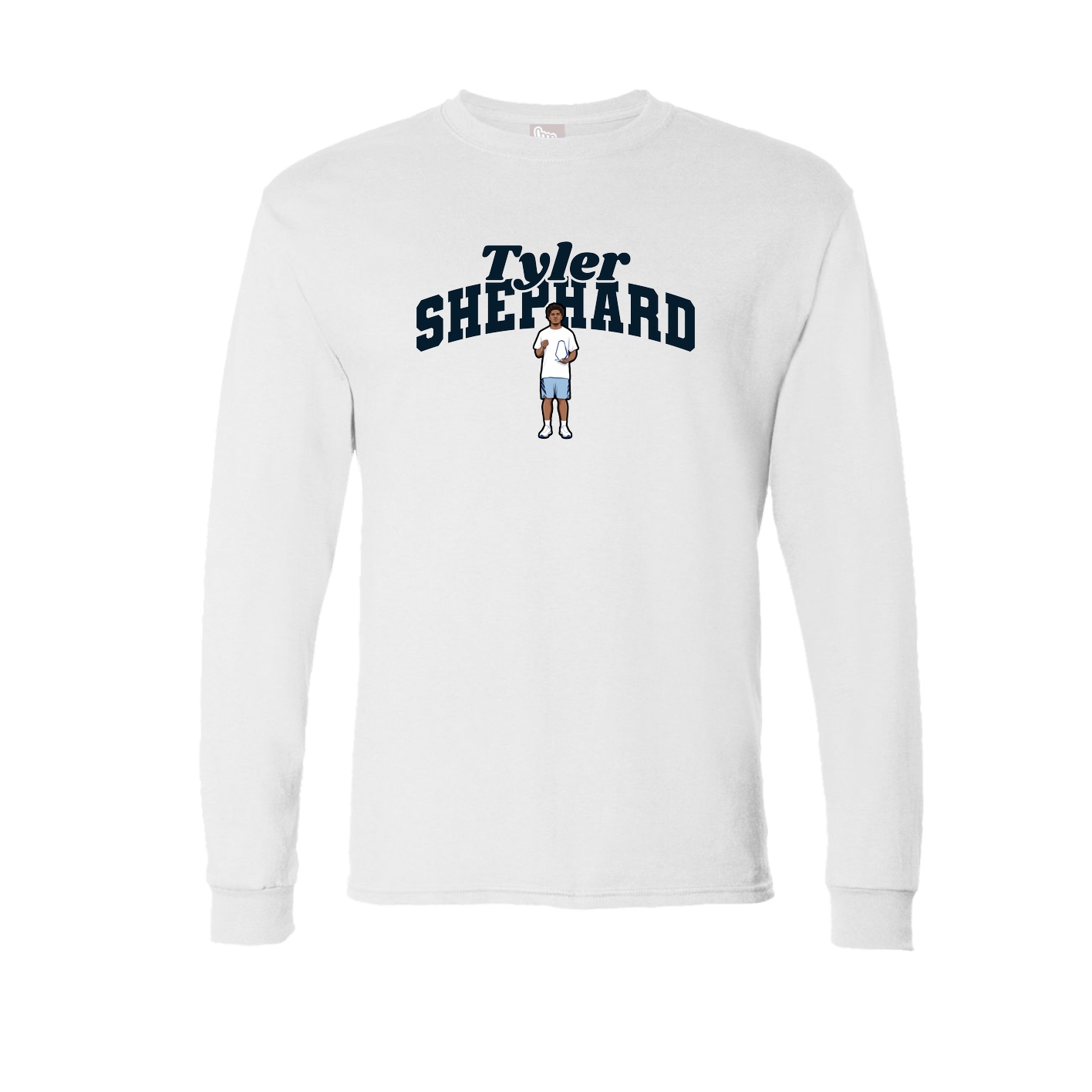 Long Sleeve Tee — Signature Arch in White