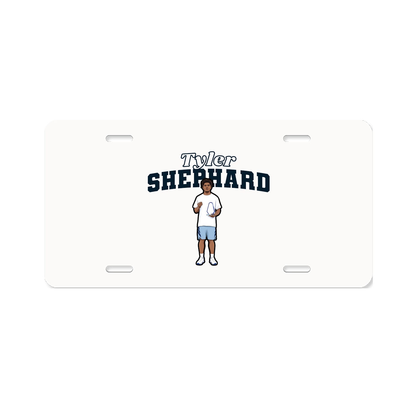 License Plate — Name Arch in Classic