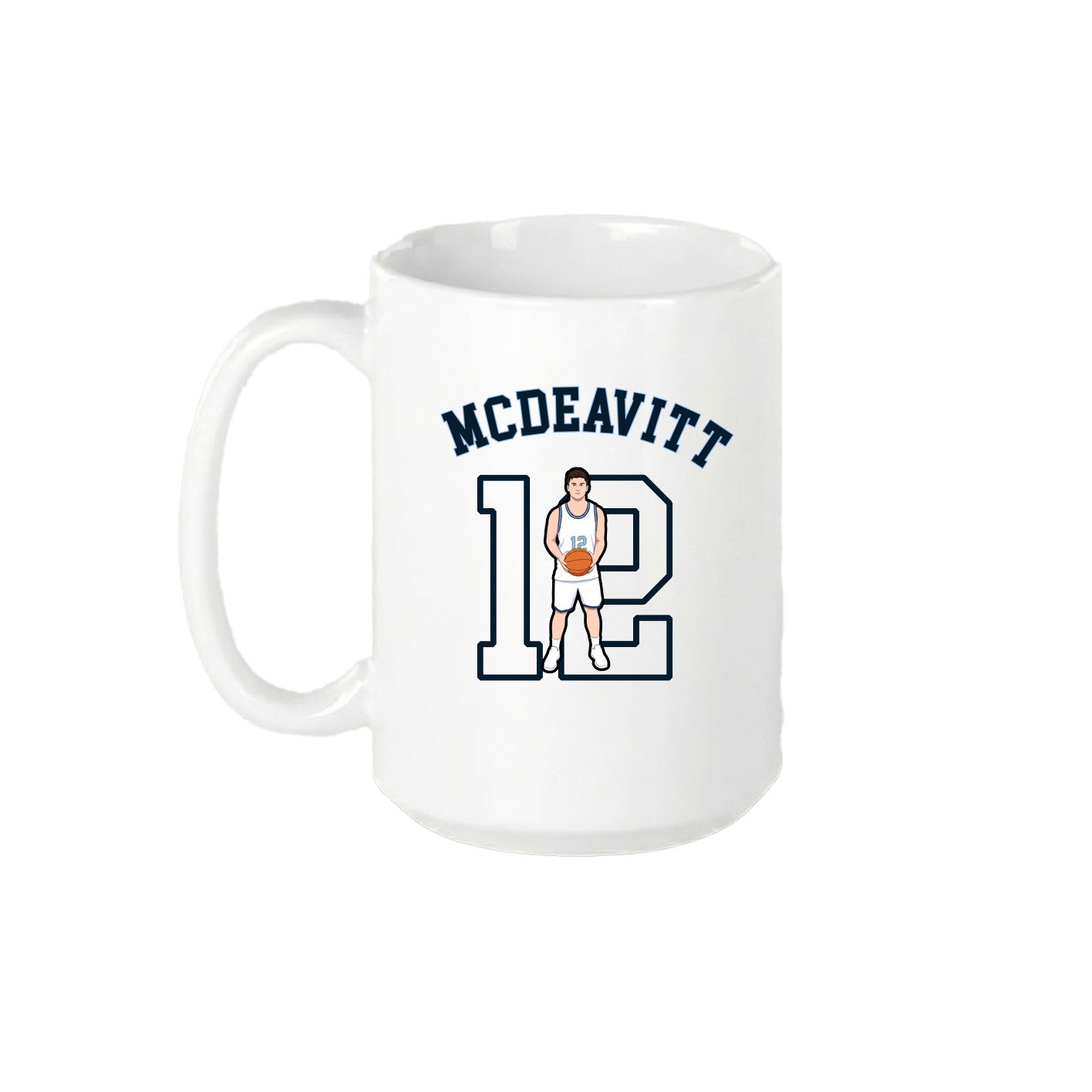 15oz Coffee Mug — Shirsey Arch in White