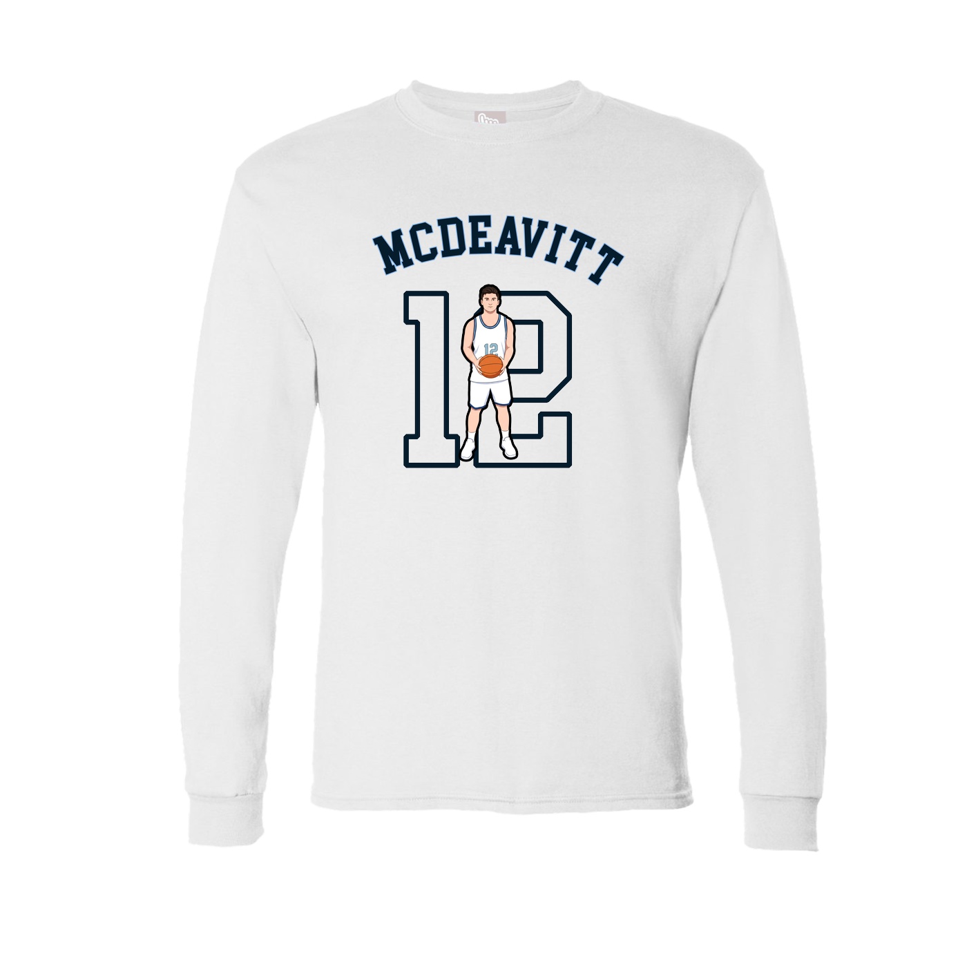 Long Sleeve Tee — Shirsey Arch in White