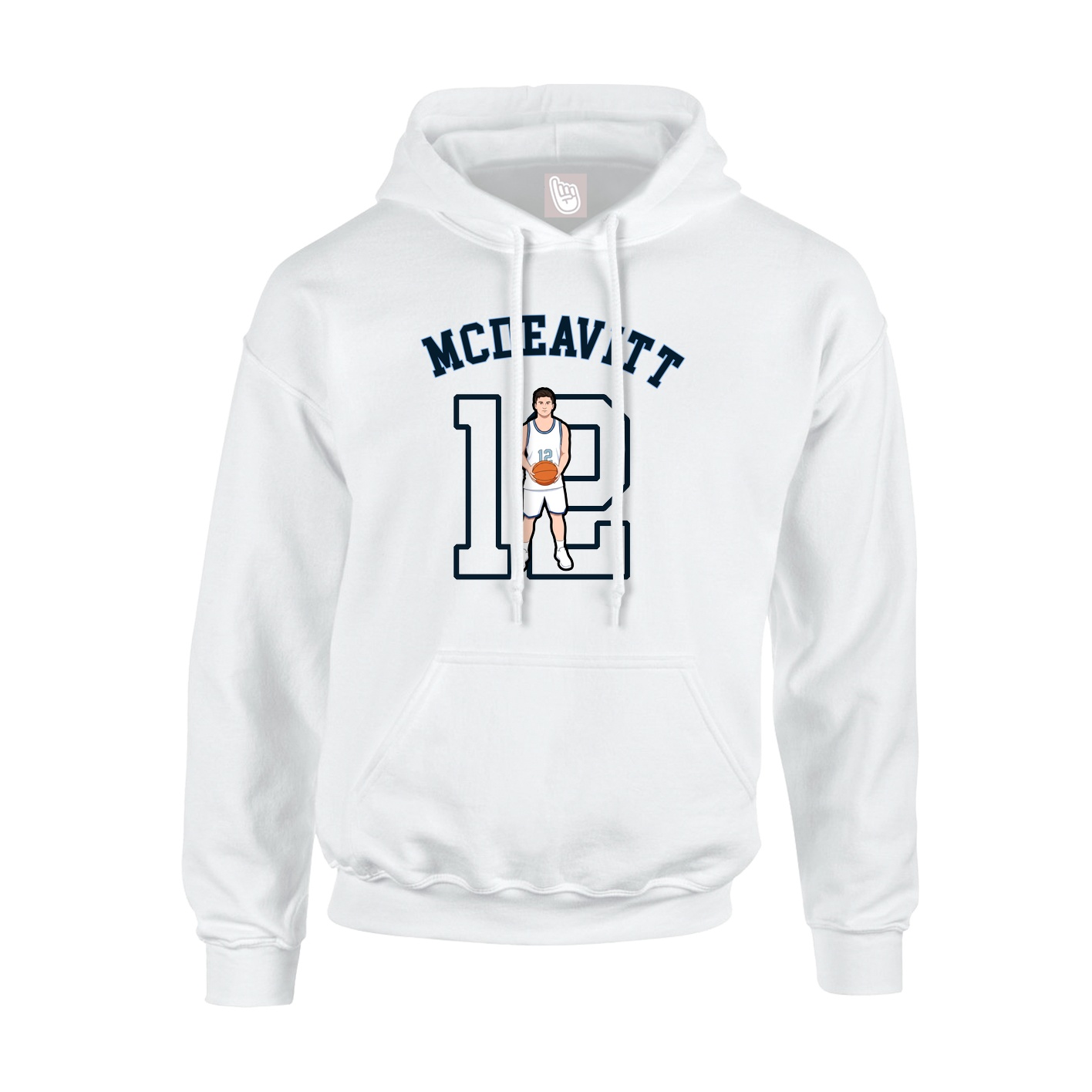 Hoodie — Shirsey Arch in White