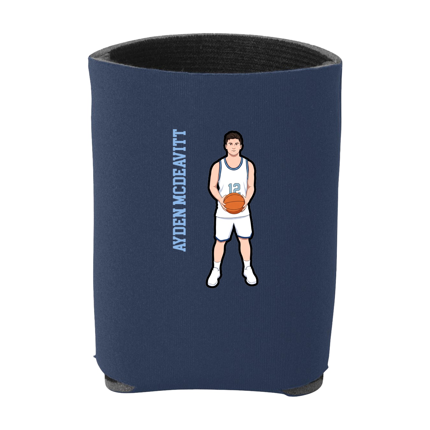 Can Holder — Name Vertical in Navy