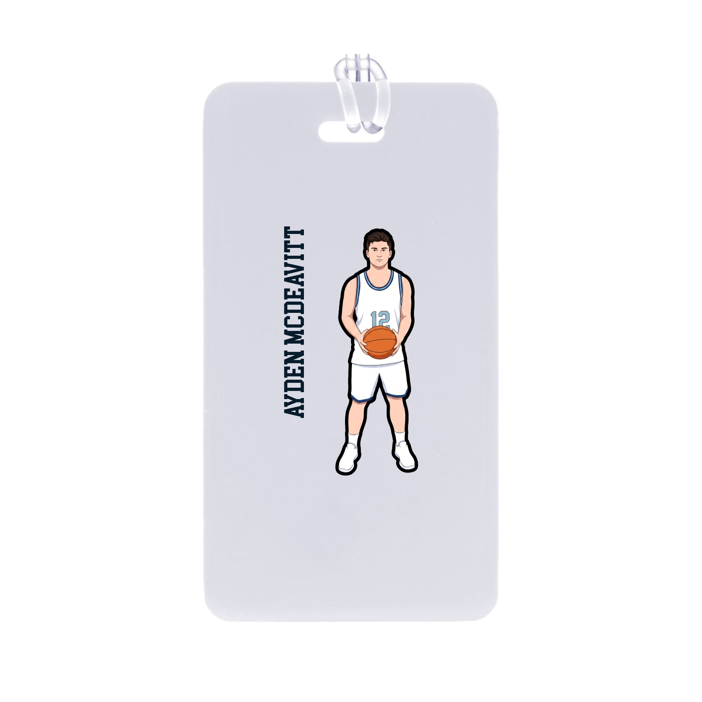 Bag Tag — Name Vertical in Classic