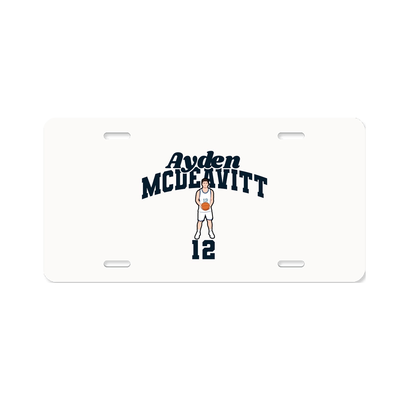 License Plate — Signature Arch in Classic