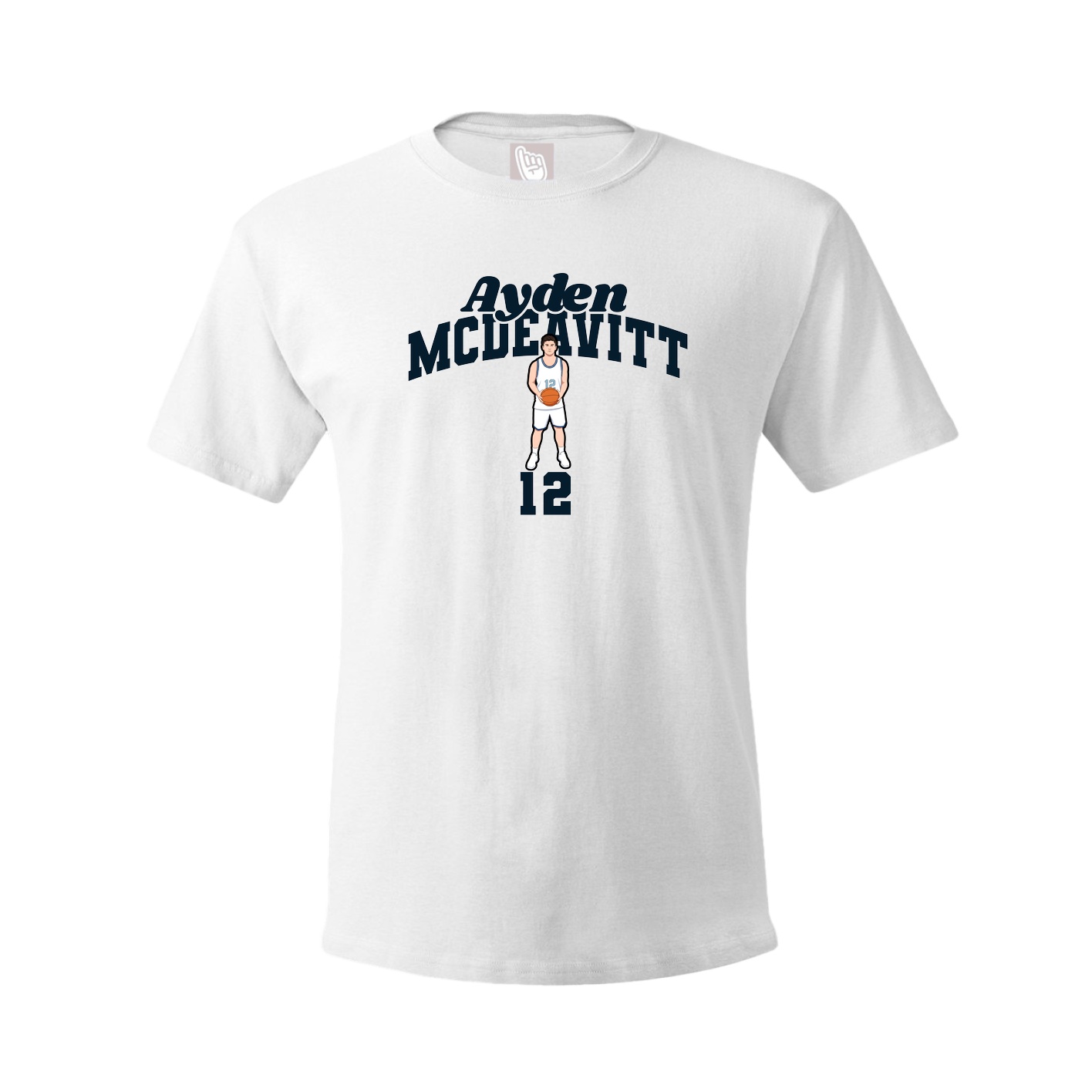 Youth Tee — Signature Arch in White