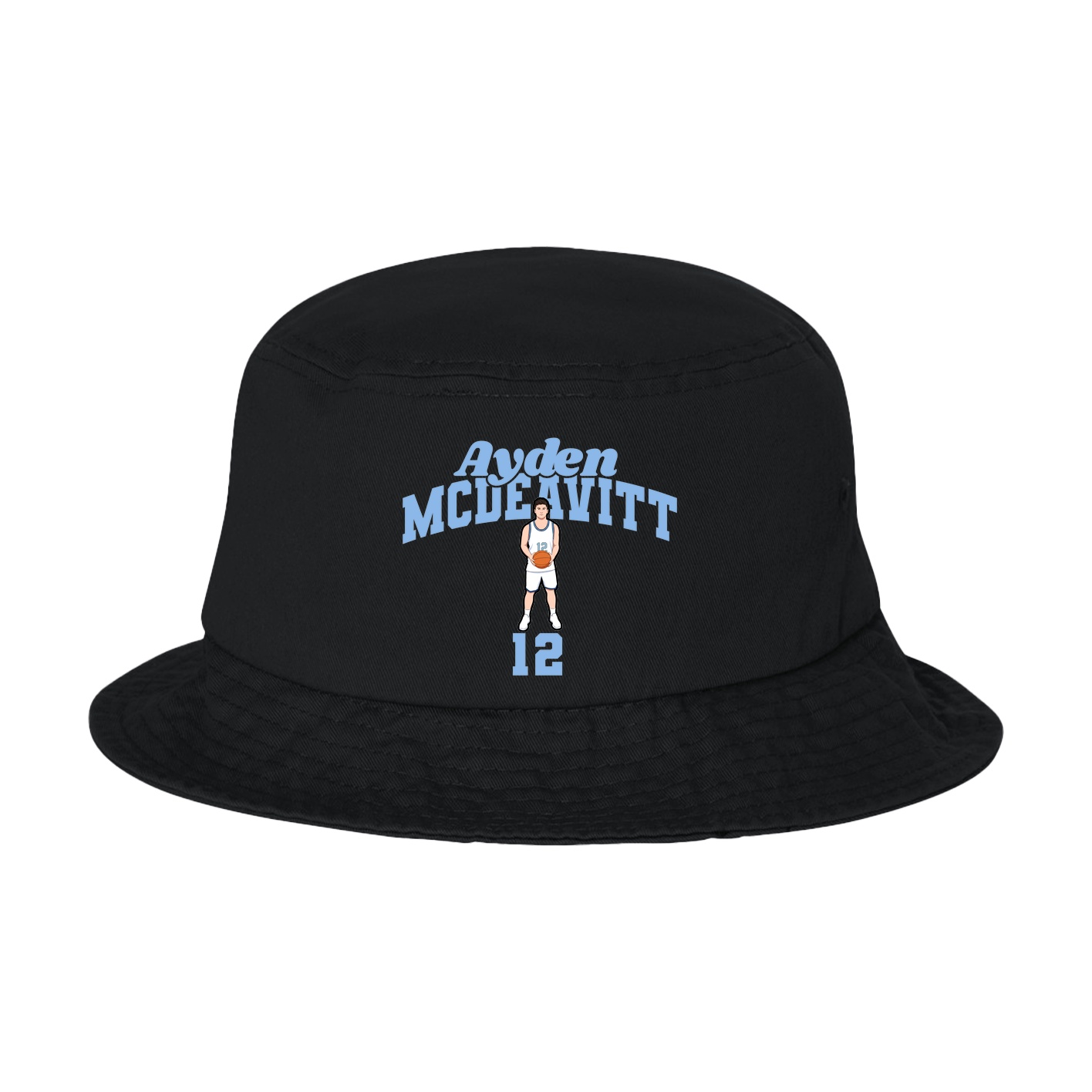 Bucket Cap — Signature Arch in Black