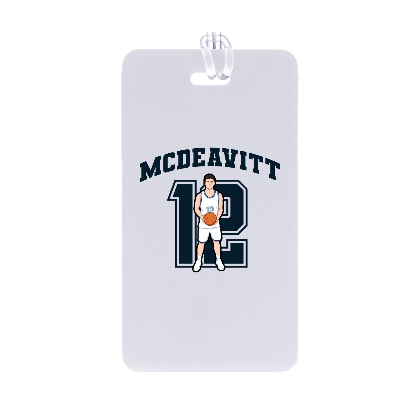 Bag Tag — Number in Classic