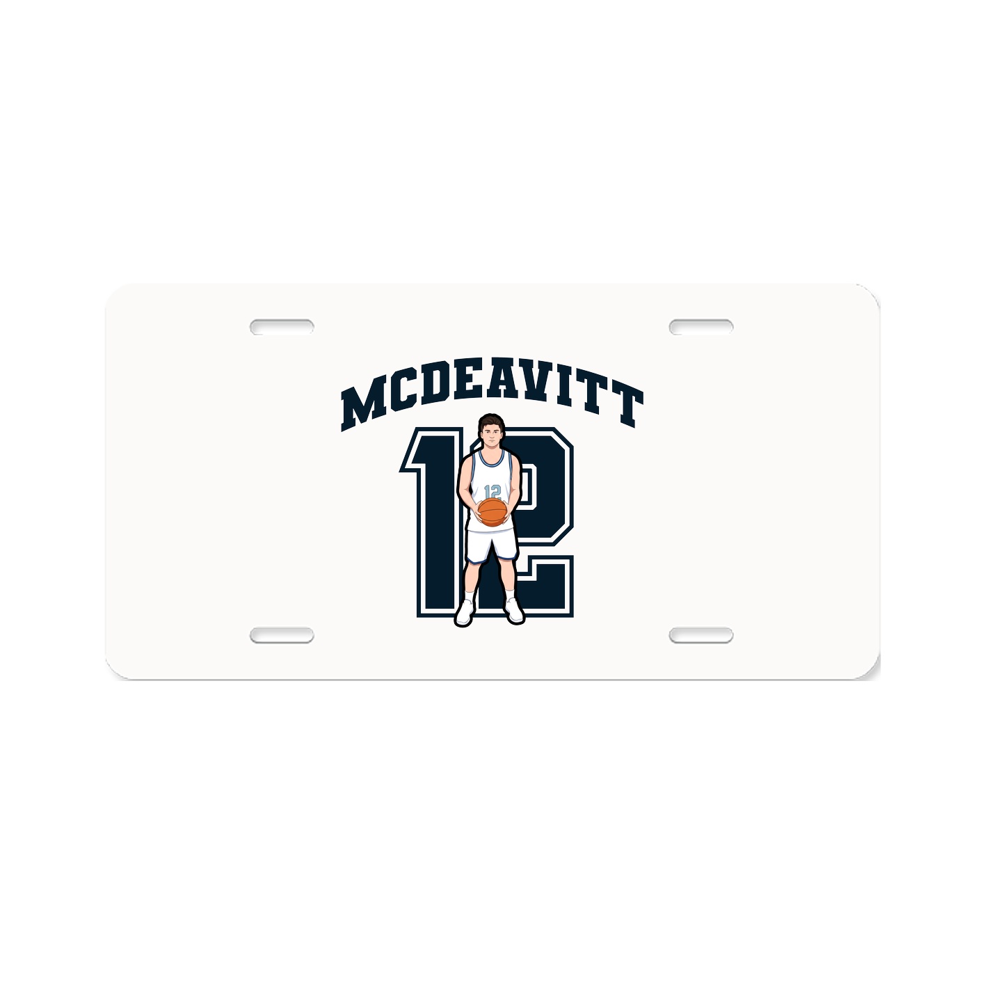 License Plate — Number in Classic