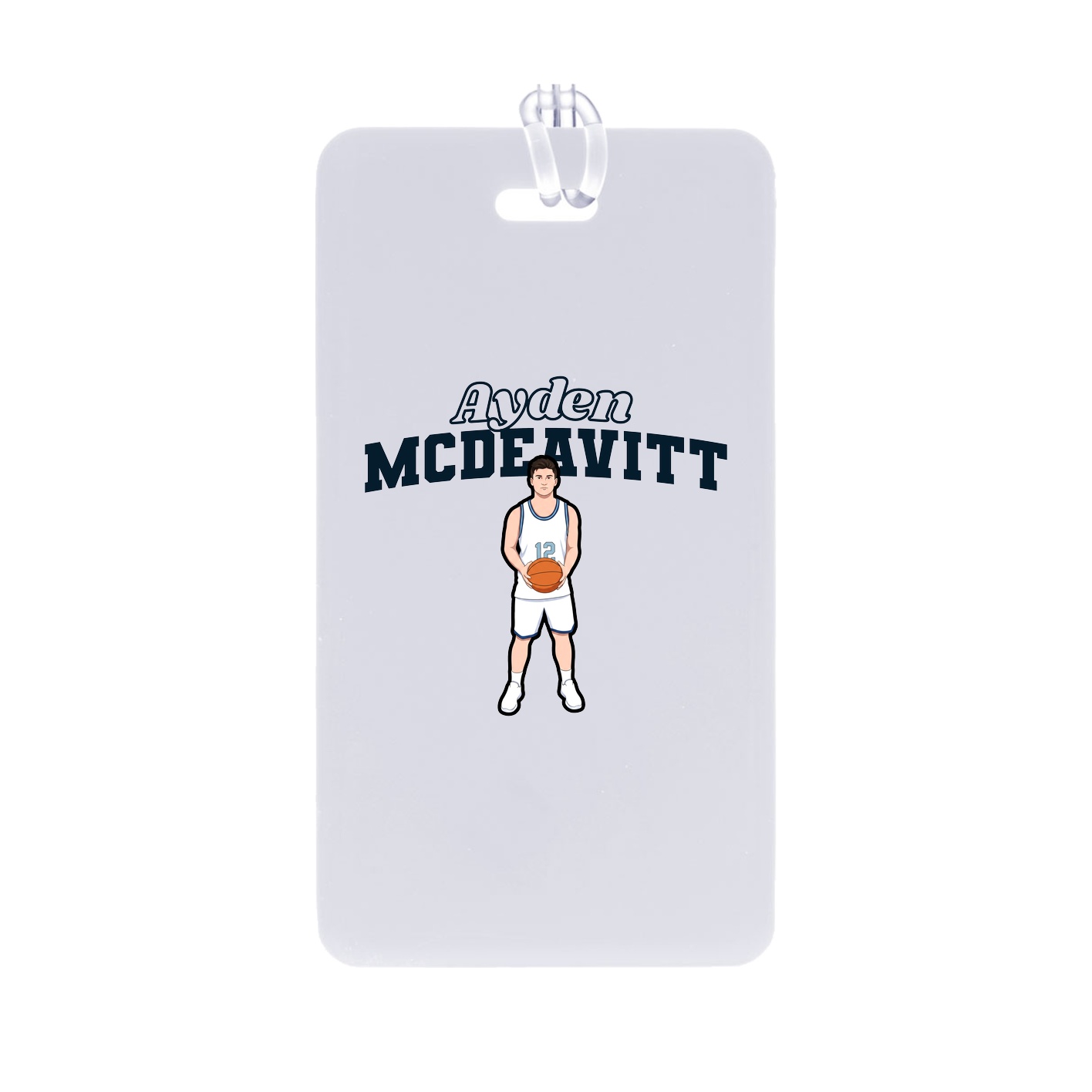 Bag Tag — Name Arch in Classic