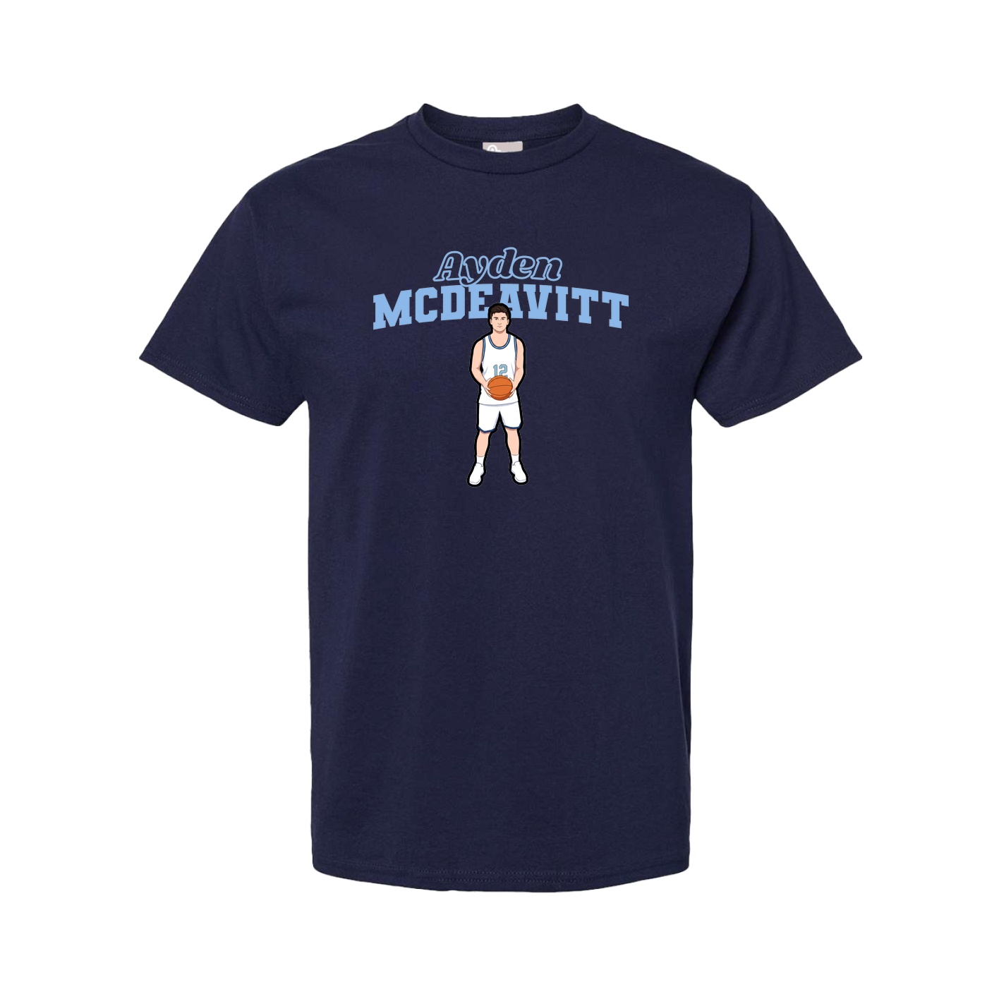 Tee — Name Arch in Navy