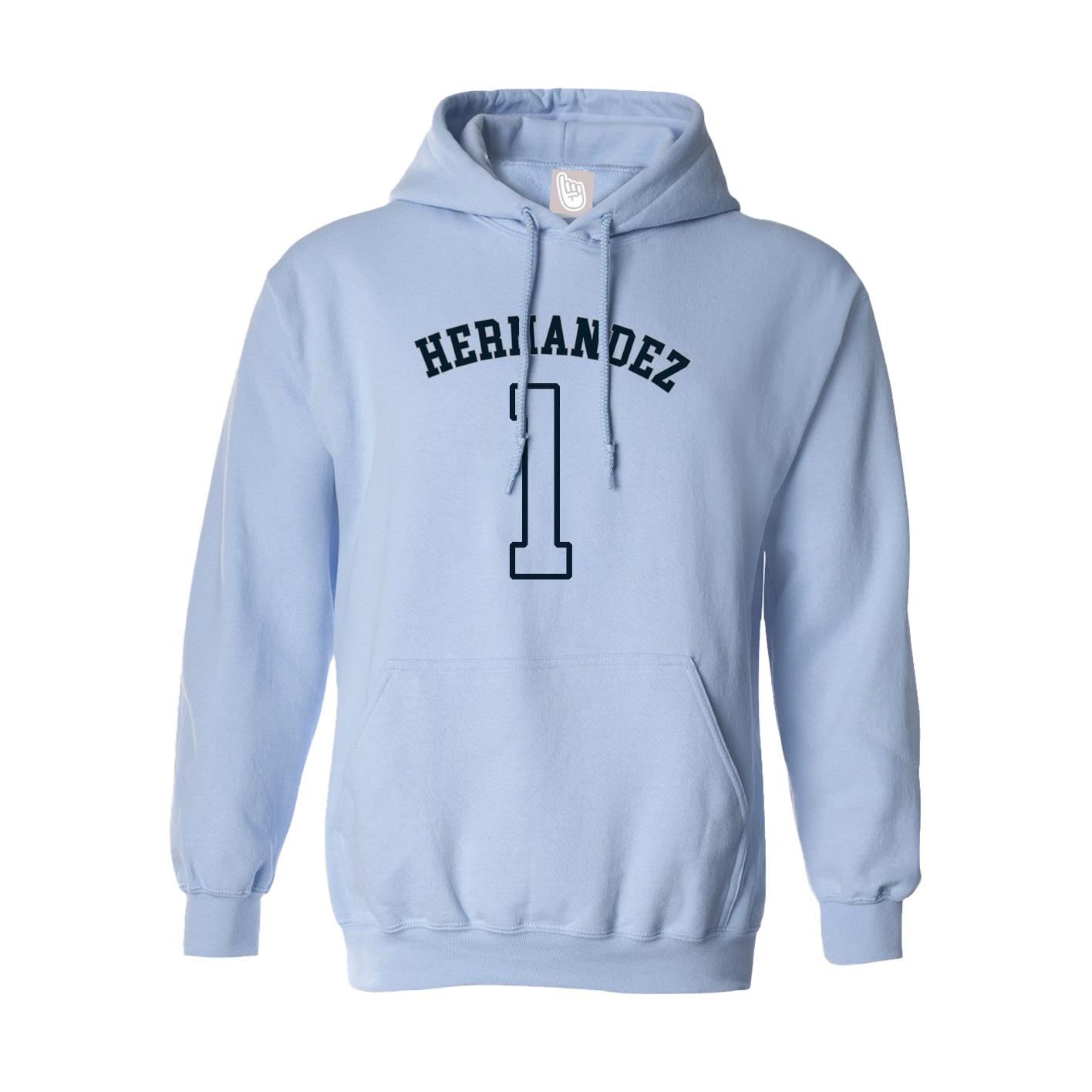 Hoodie — Shirsey Arch in Light Blue
