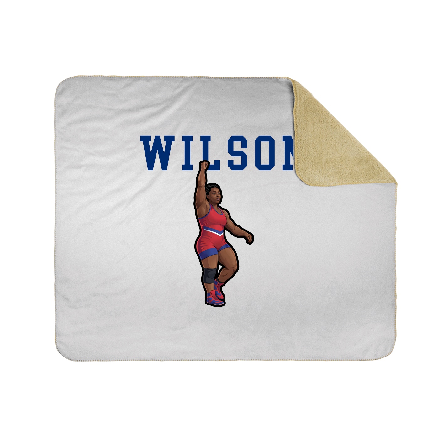 Throw Blanket — Shirsey in White