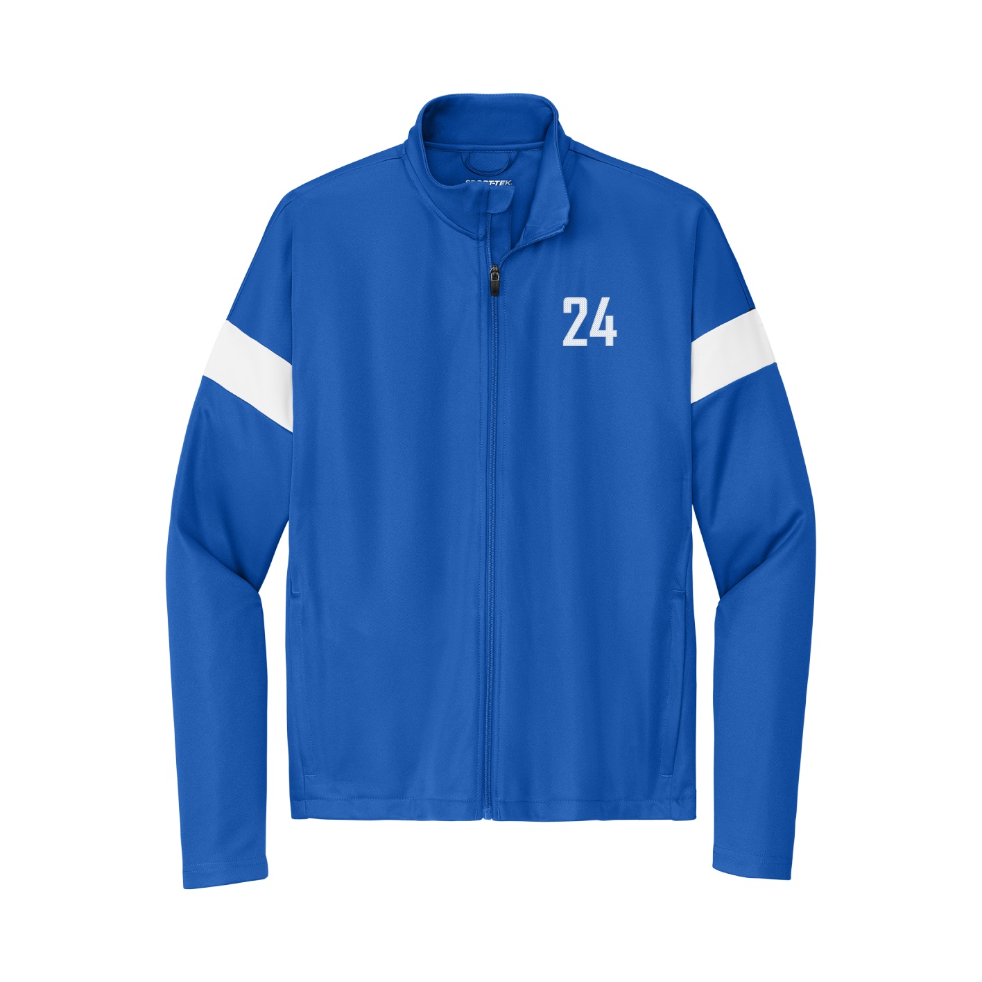 Team Travel Full-Zip Jacket — Front Shirsy in Royal/White