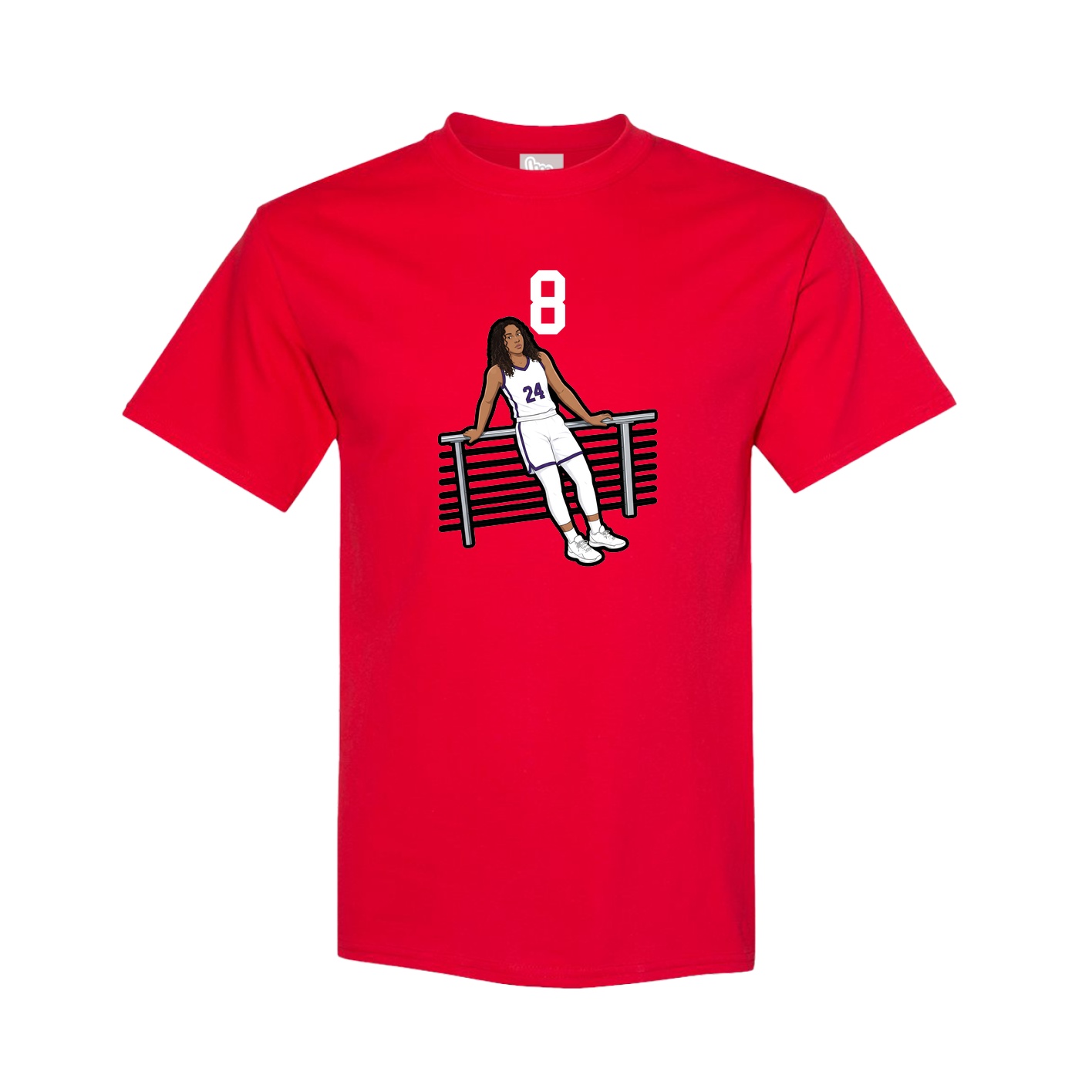 Tee — Number Top in Red