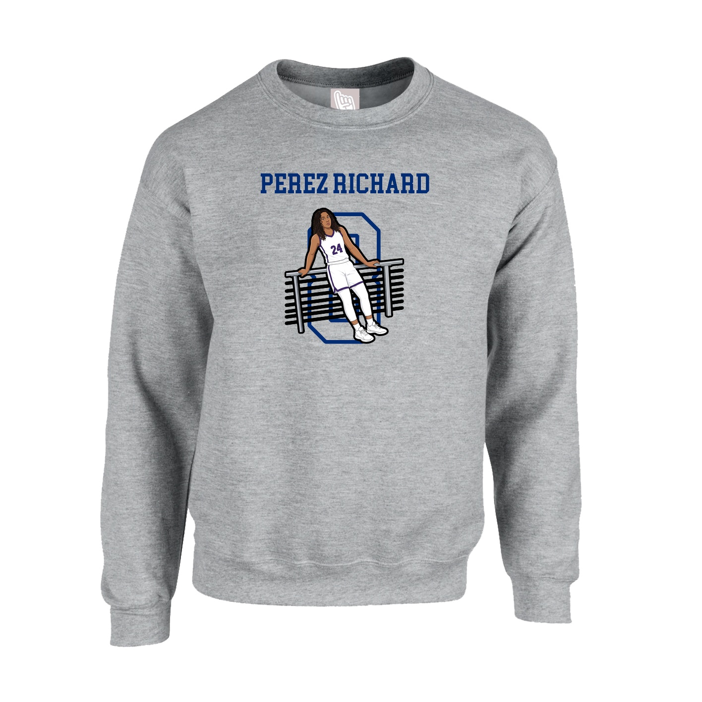 Fleece Crew — Shirsey in Grey